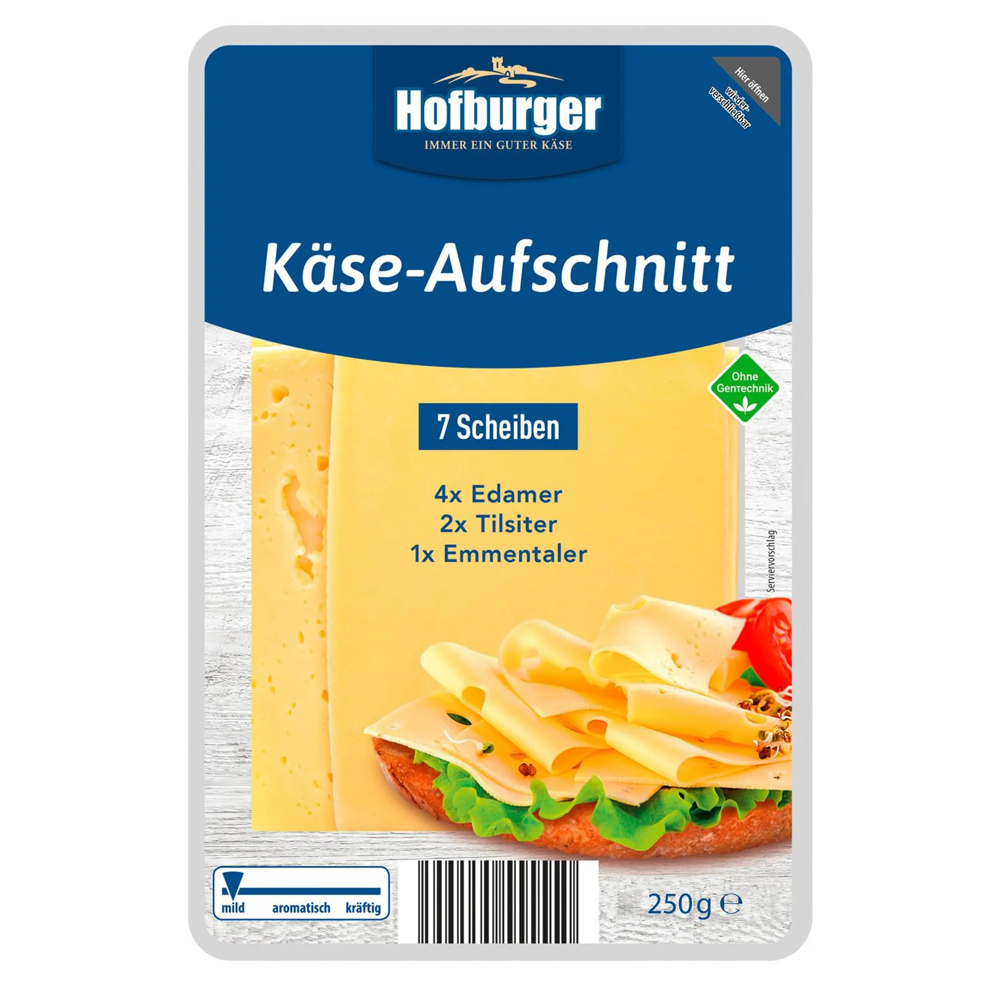 HOFBURGER Käse-Aufschnitt 250 g