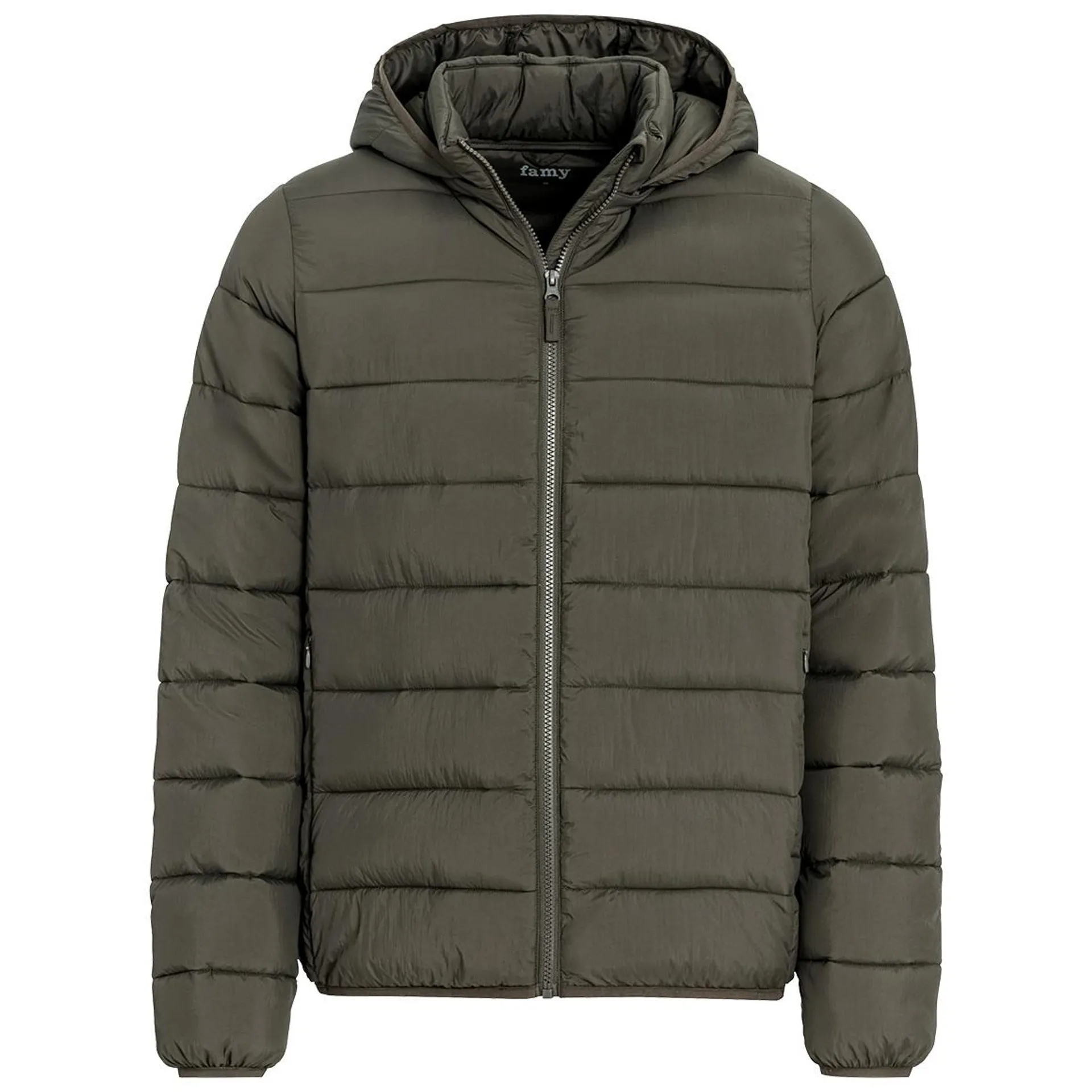 Herren Steppjacke mit abnehmbarer Kapuze