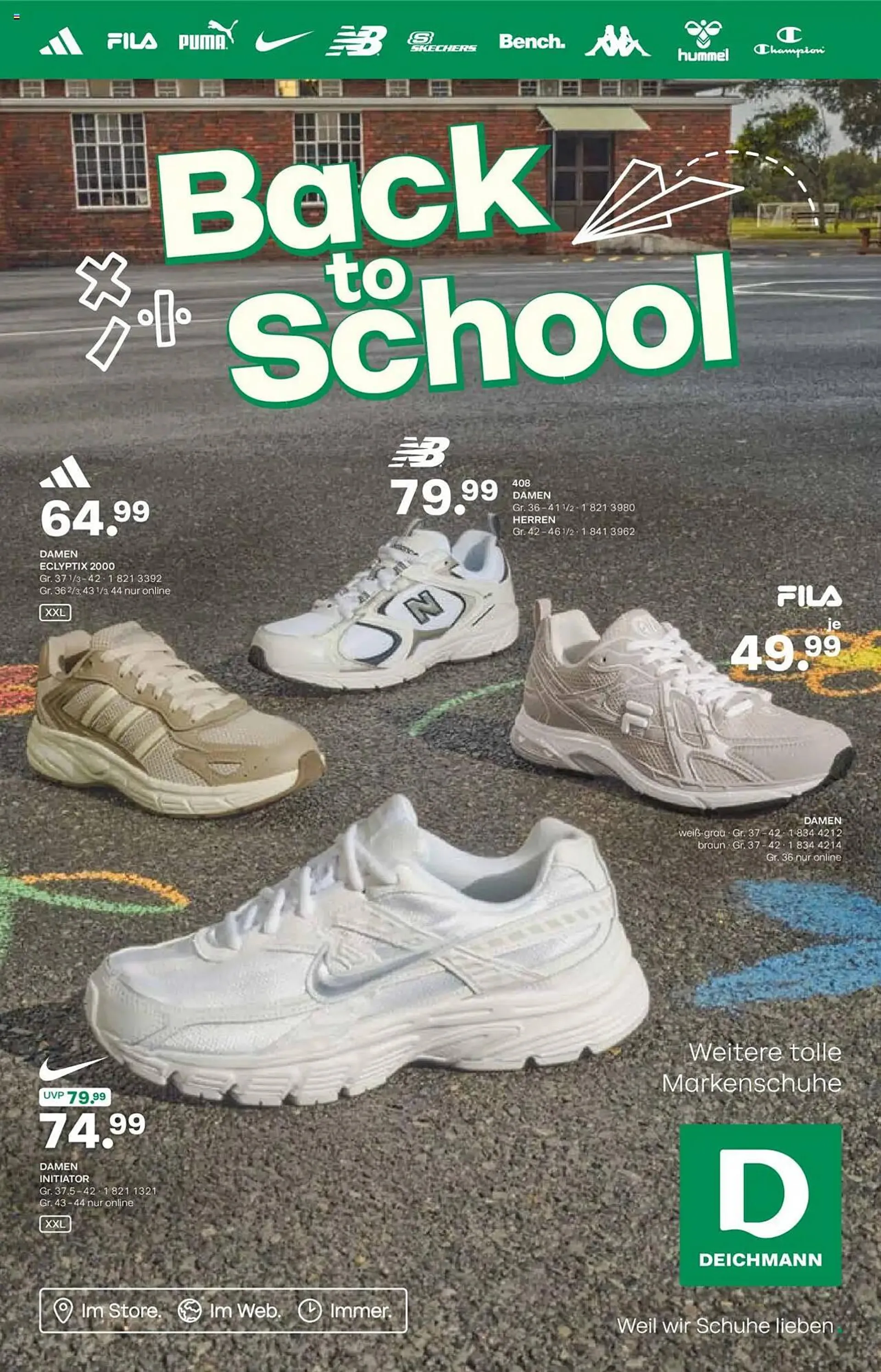 Deichmann Prospekt von 15. August bis 30. September 2025 - Prospekt seite 1