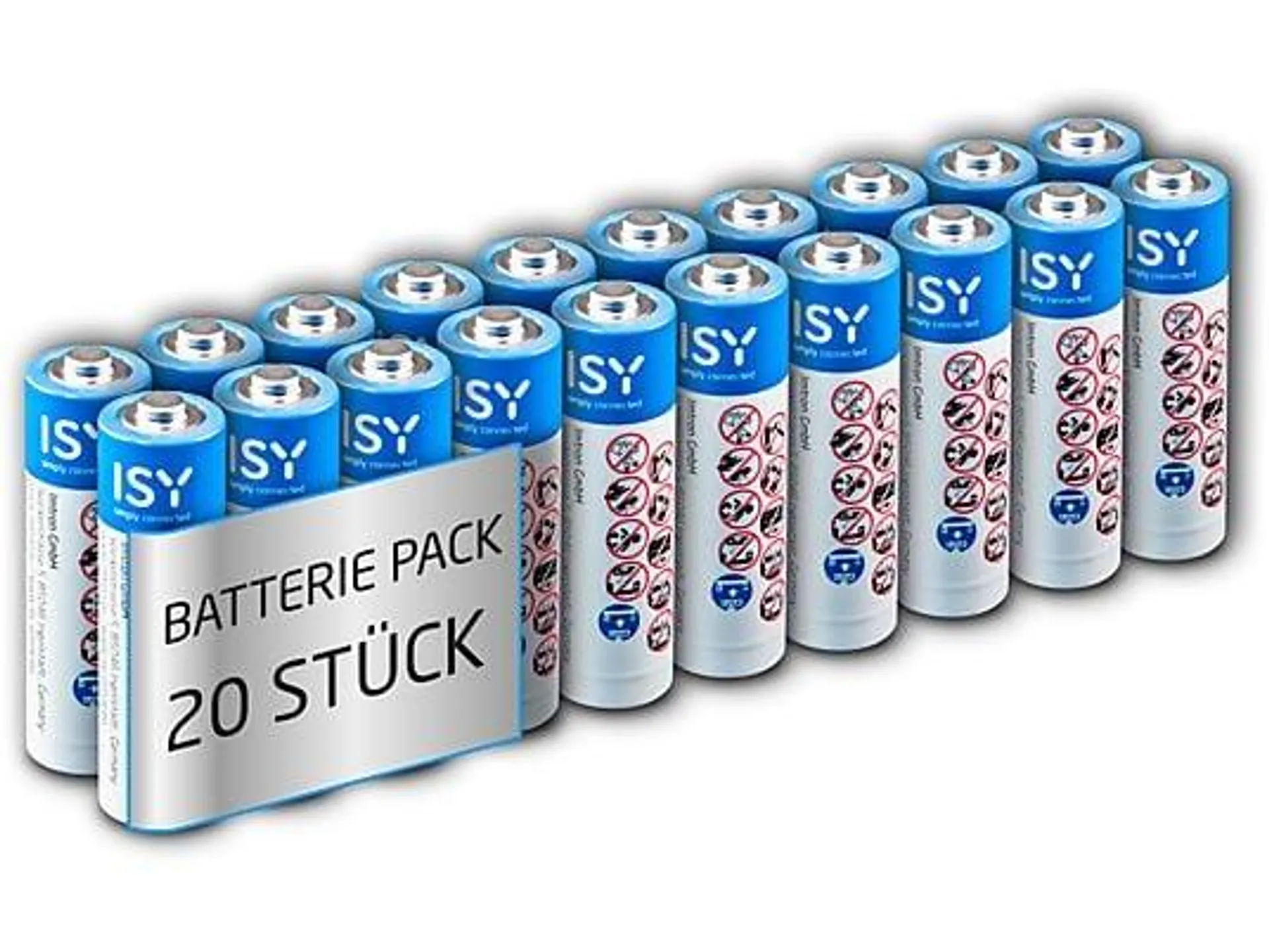 ISY IBA-1001 AAA (Micro) Batterie, 1.5 Volt 20 Stück