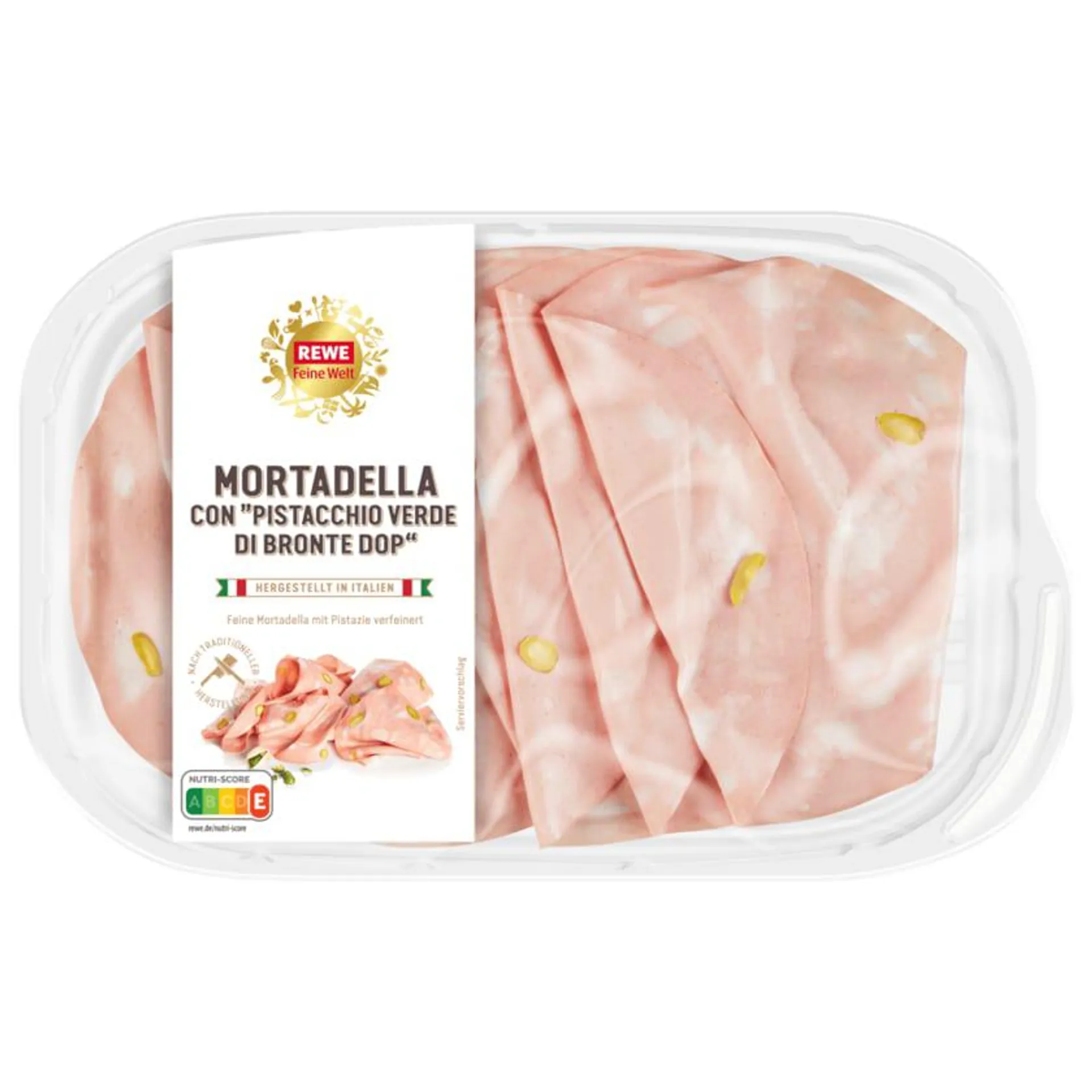 REWE Feine Welt Mortadella mit Pistazien 100g