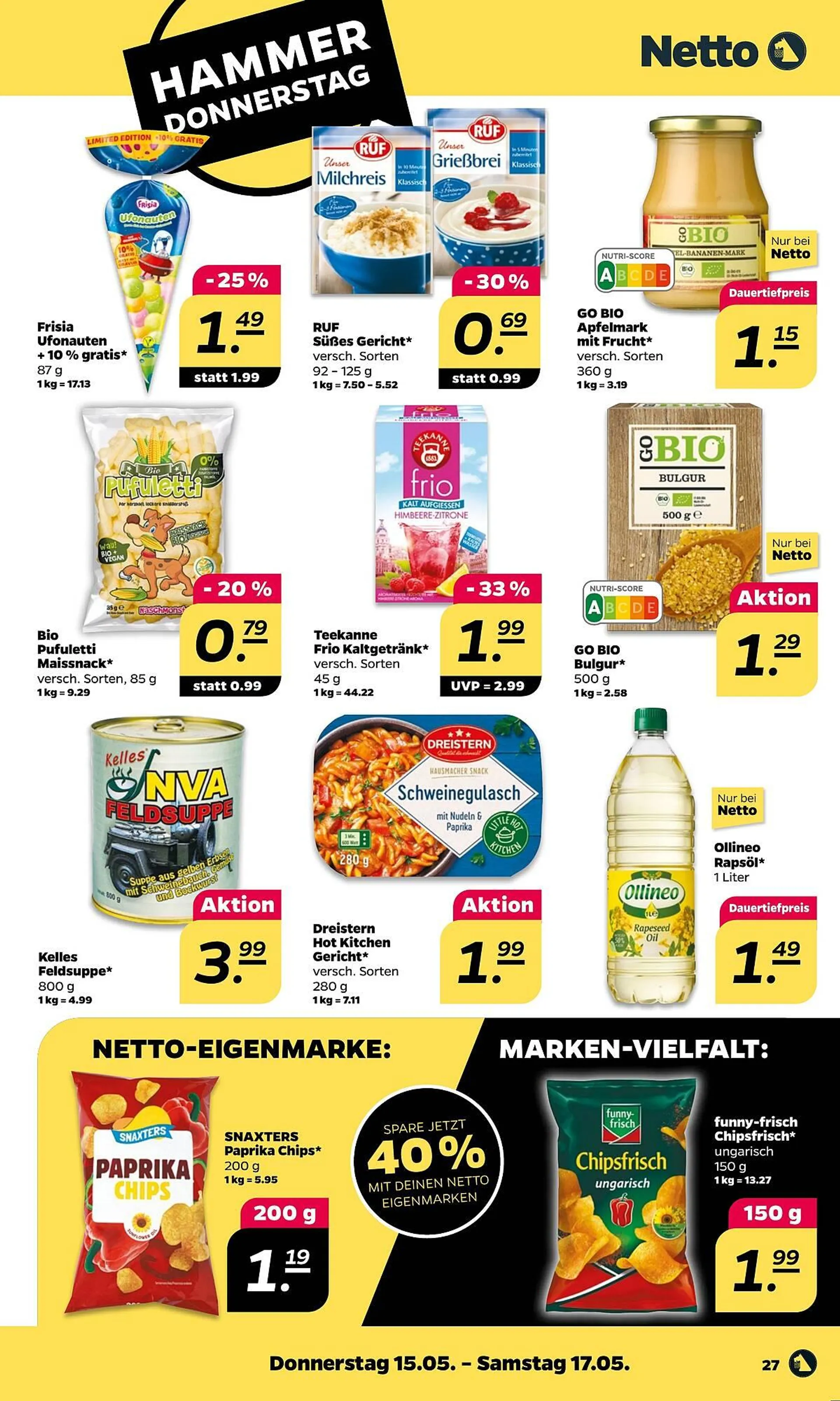 NETTO Prospekt von 12. Mai bis 17. Mai 2025 - Prospekt seite 27