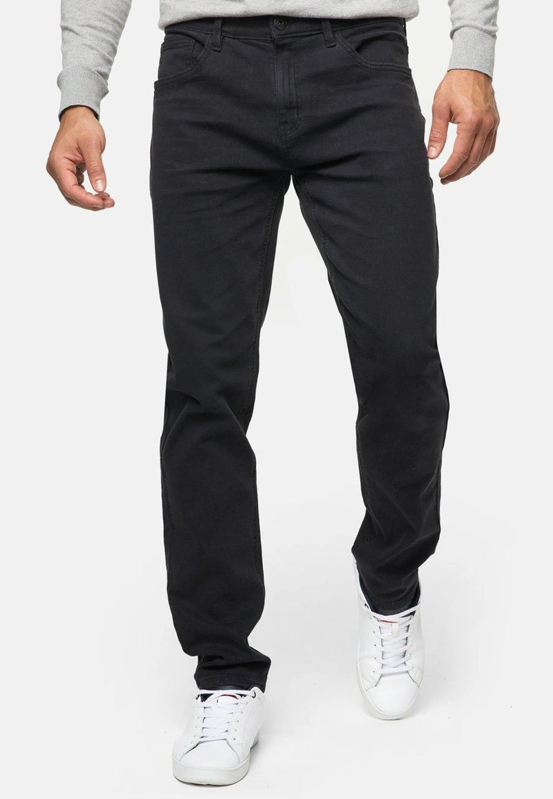 INSANTINO - Straight leg jeans - black