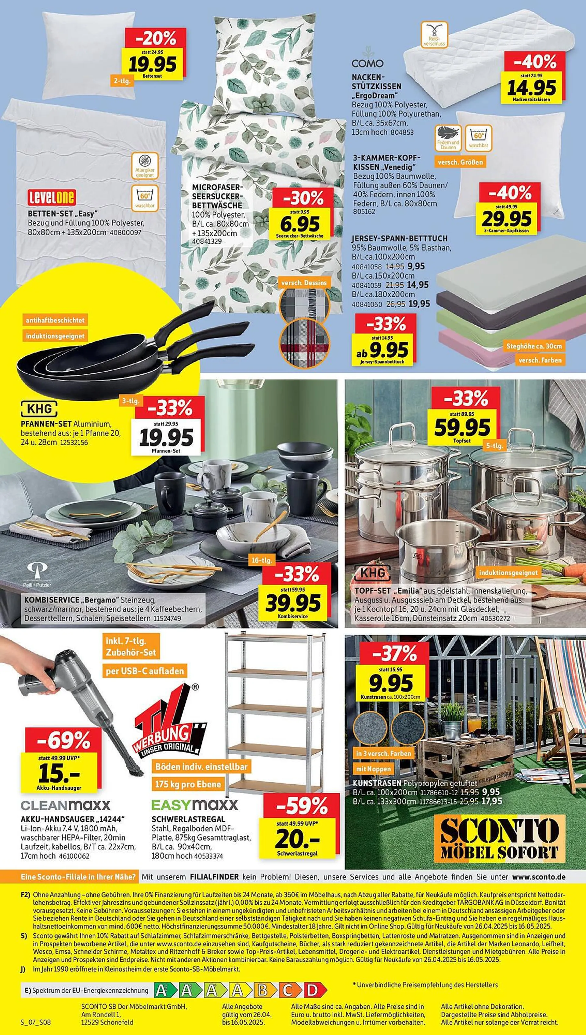 SCONTO Prospekt von 25. April bis 16. Mai 2025 - Prospekt seite 8