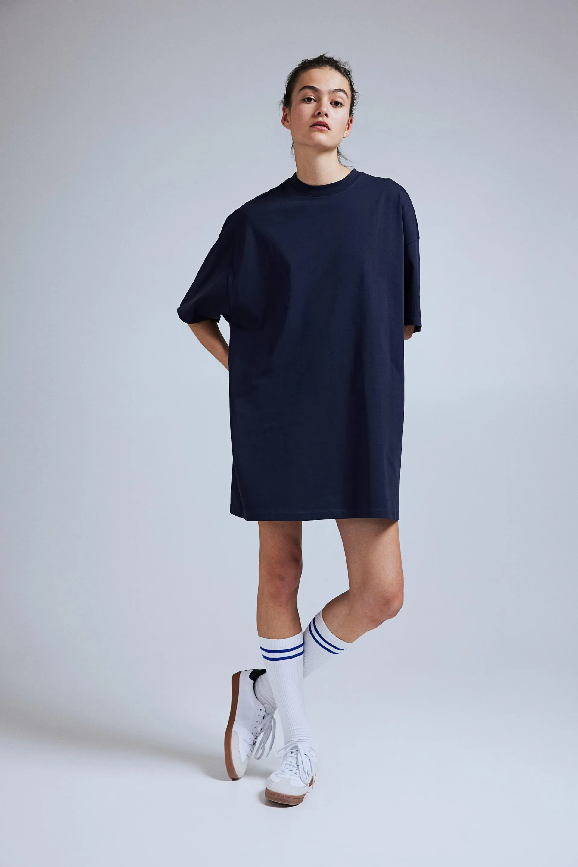 Oversized T-Shirt-Kleid