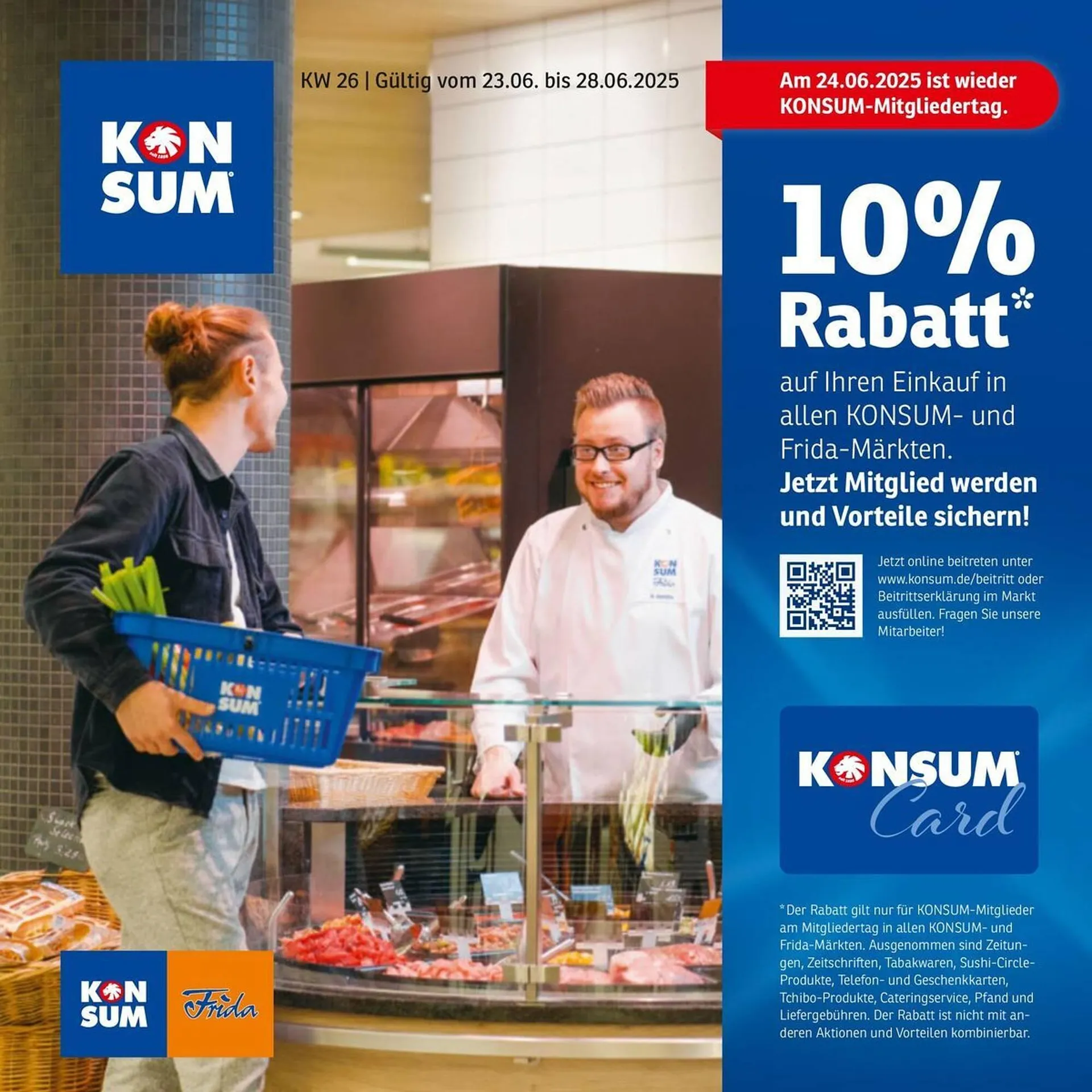 KONSUM Prospekt von 23. Juni bis 28. Juni 2025 - Prospekt seite 1