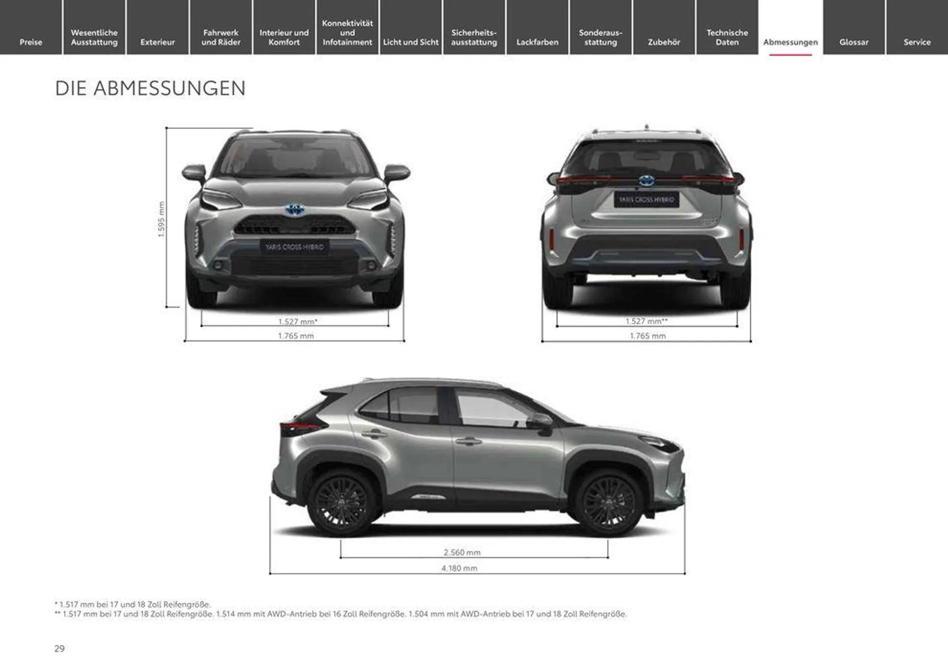 Toyota Yaris Cross von 1. Juni bis 1. Juni 2025 - Prospekt seite 29