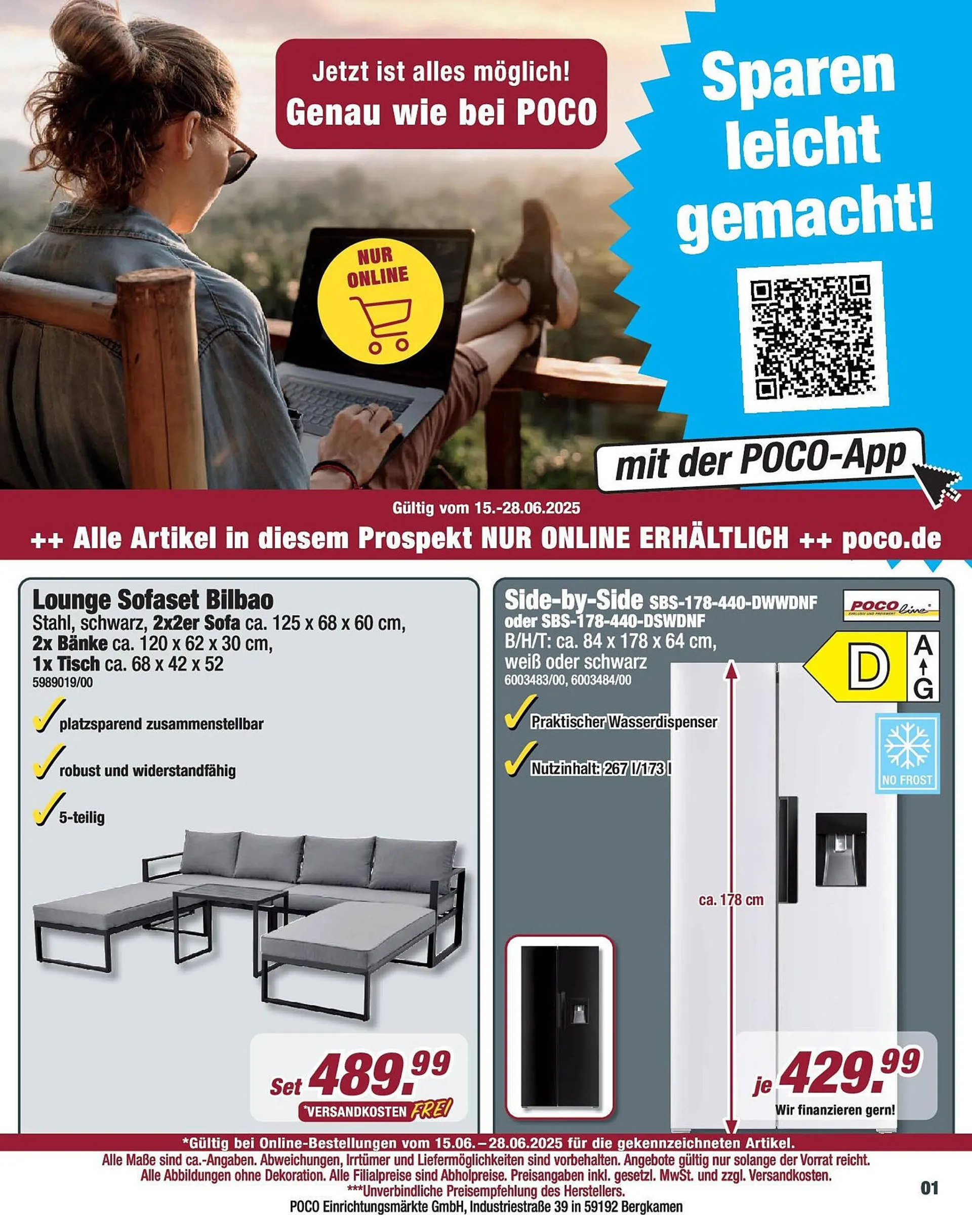 Poco Prospekt von 15. Juni bis 28. Juni 2025 - Prospekt seite 1
