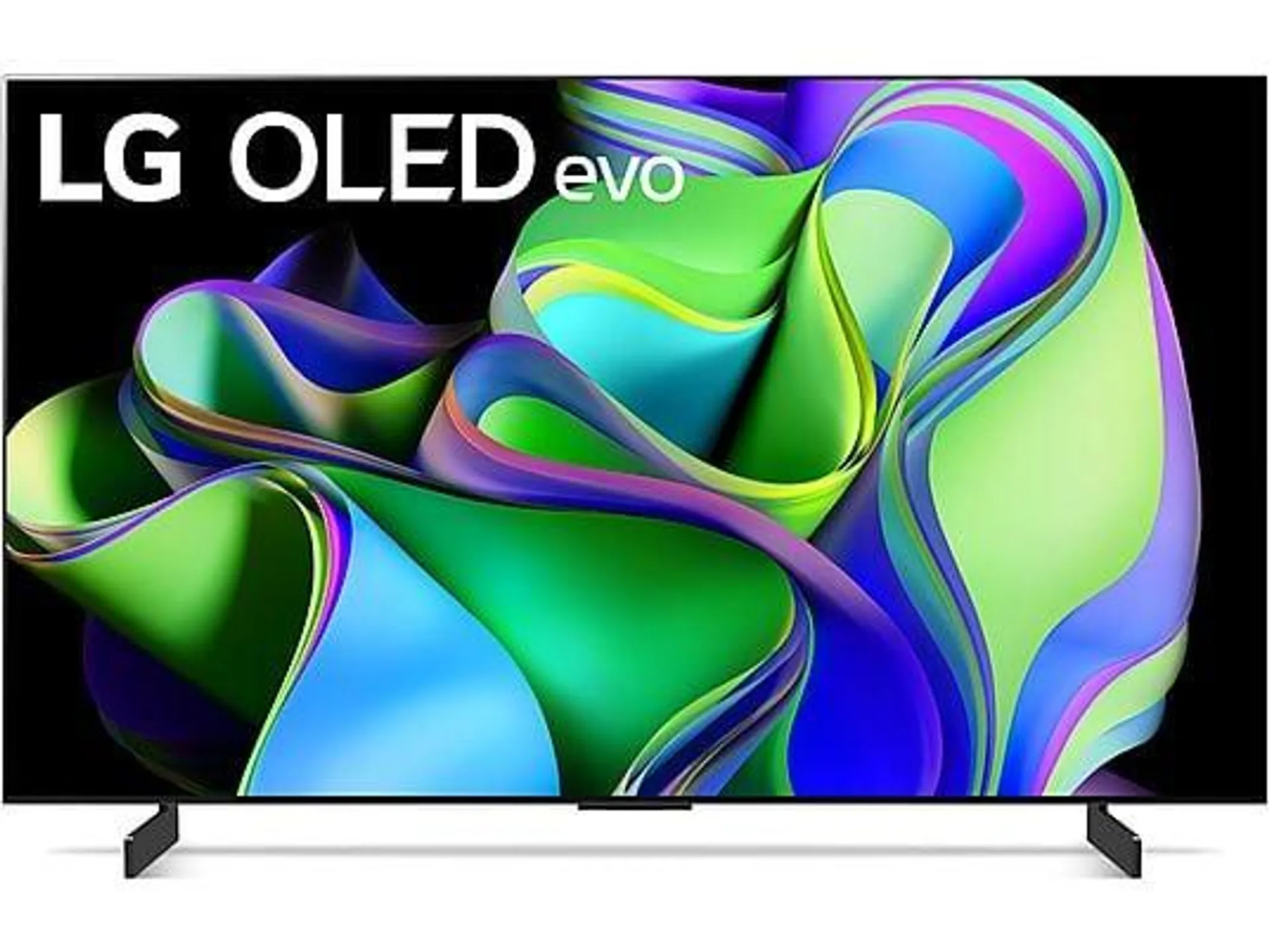 LG OLED 42 C 31 LA.AEU OLED evo TV (Flat, 42 Zoll / 106 cm, UHD 4K, SMART TV, webOS 23)