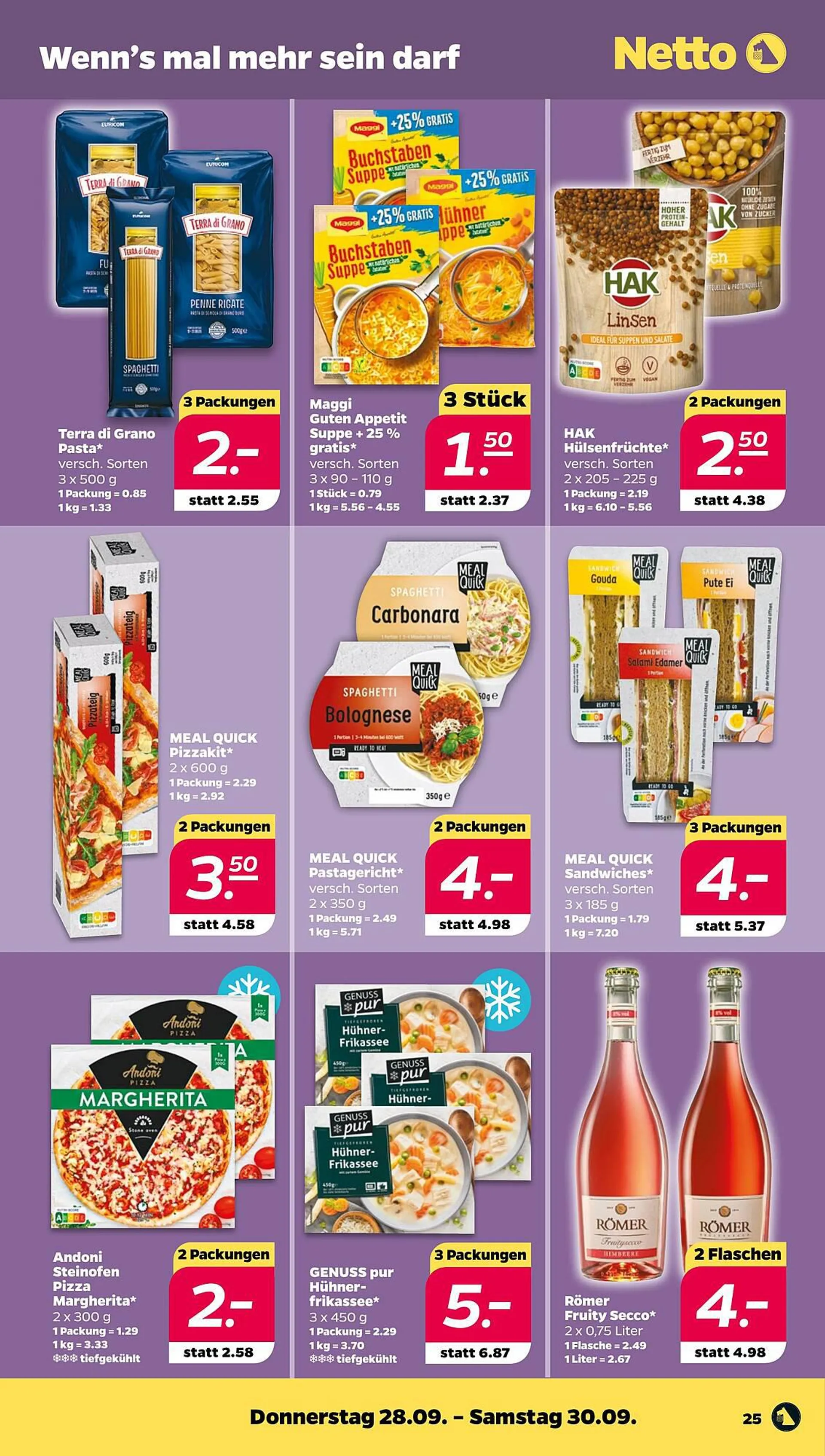 NETTO Prospekt von 25. September bis 30. September 2023 - Prospekt seite 25