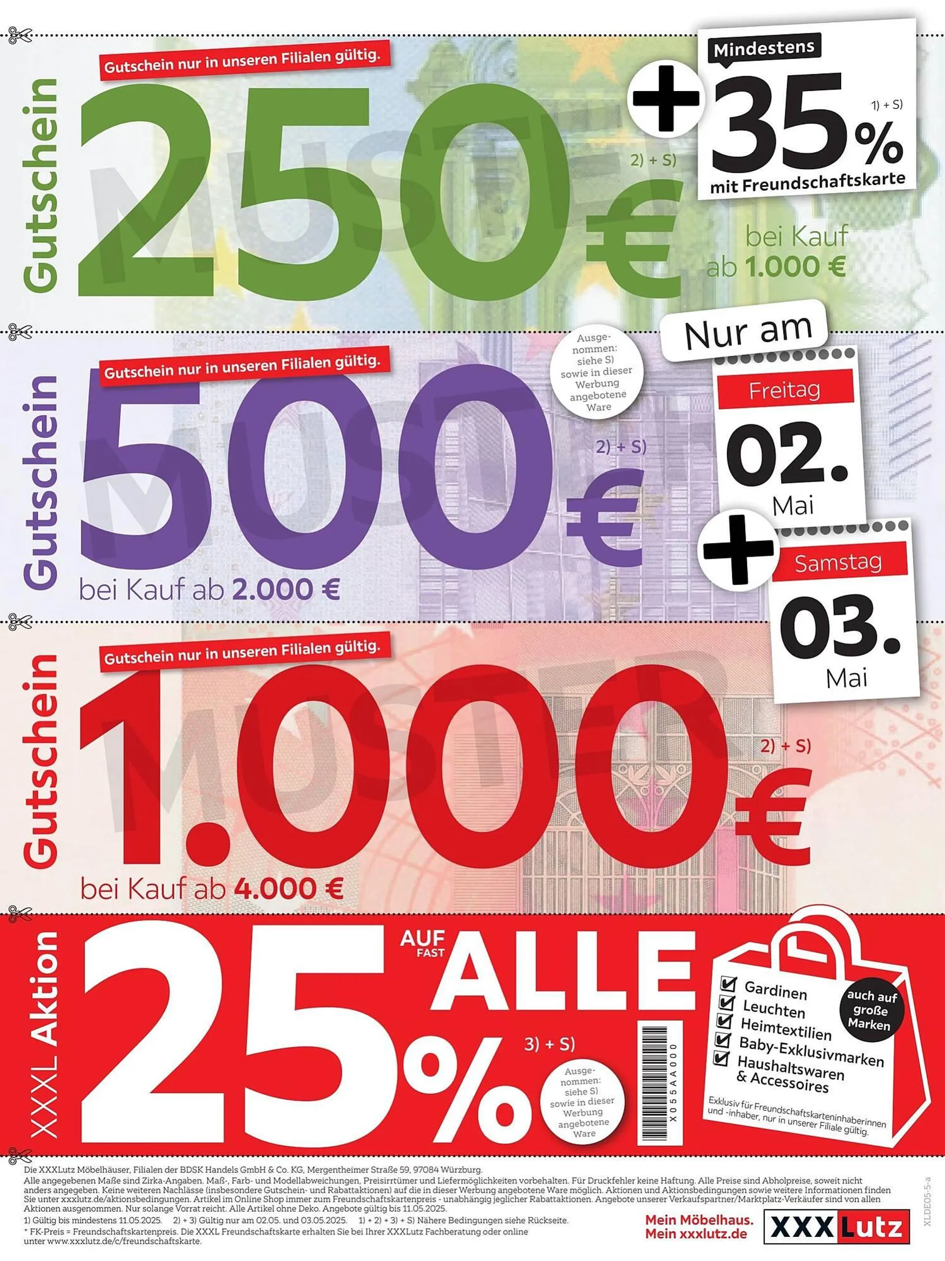 XXXLutz Prospekt von 28. April bis 4. Mai 2025 - Prospekt seite 3