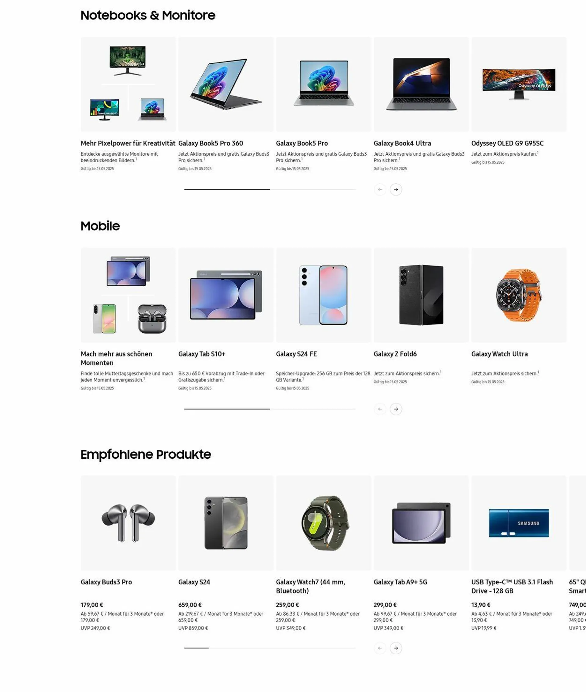 Samsung Aktueller Prospekt von 12. Mai bis 21. Mai 2025 - Prospekt seite 3