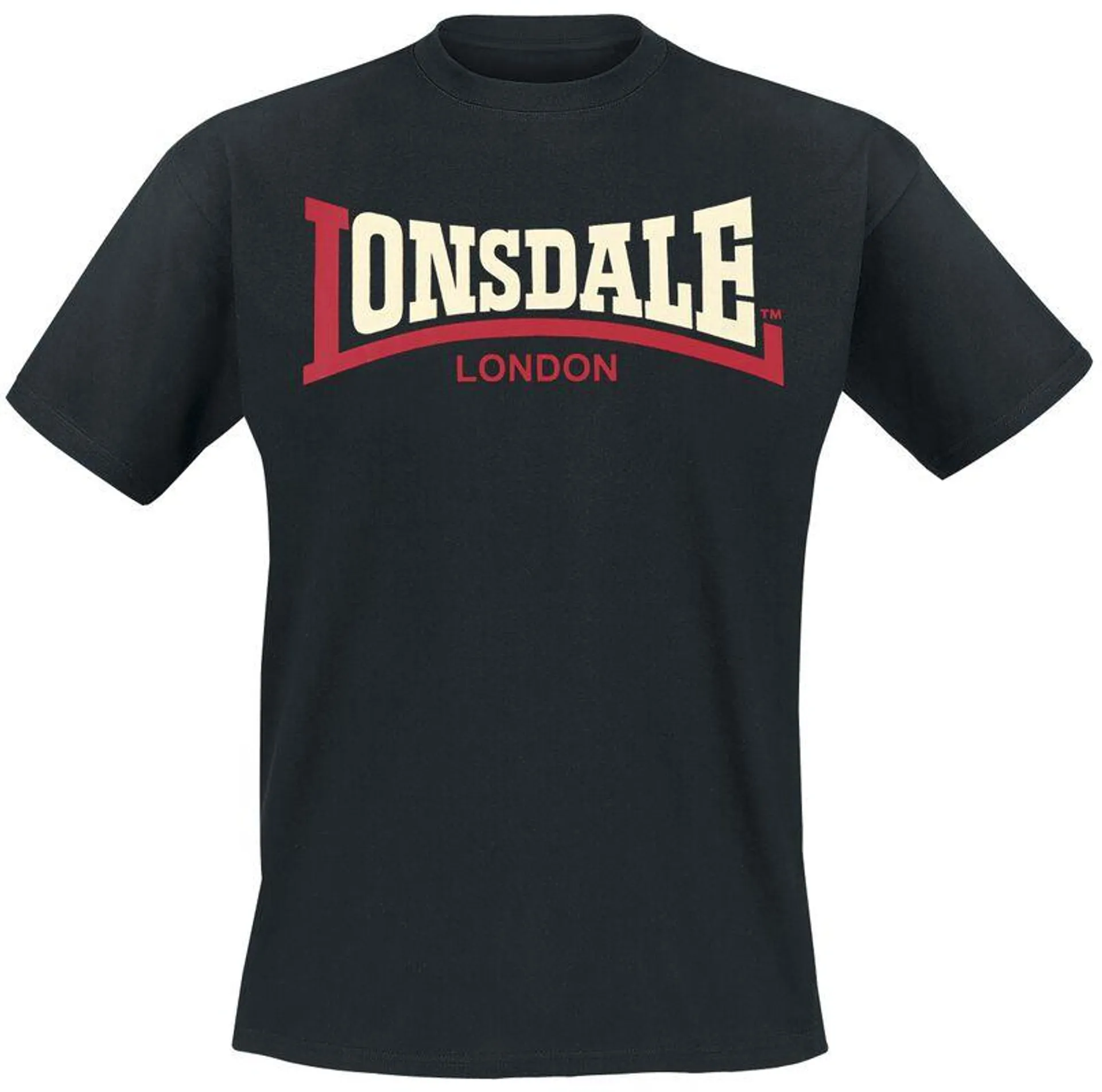 "Two Tone" T-Shirt schwarz von Lonsdale London