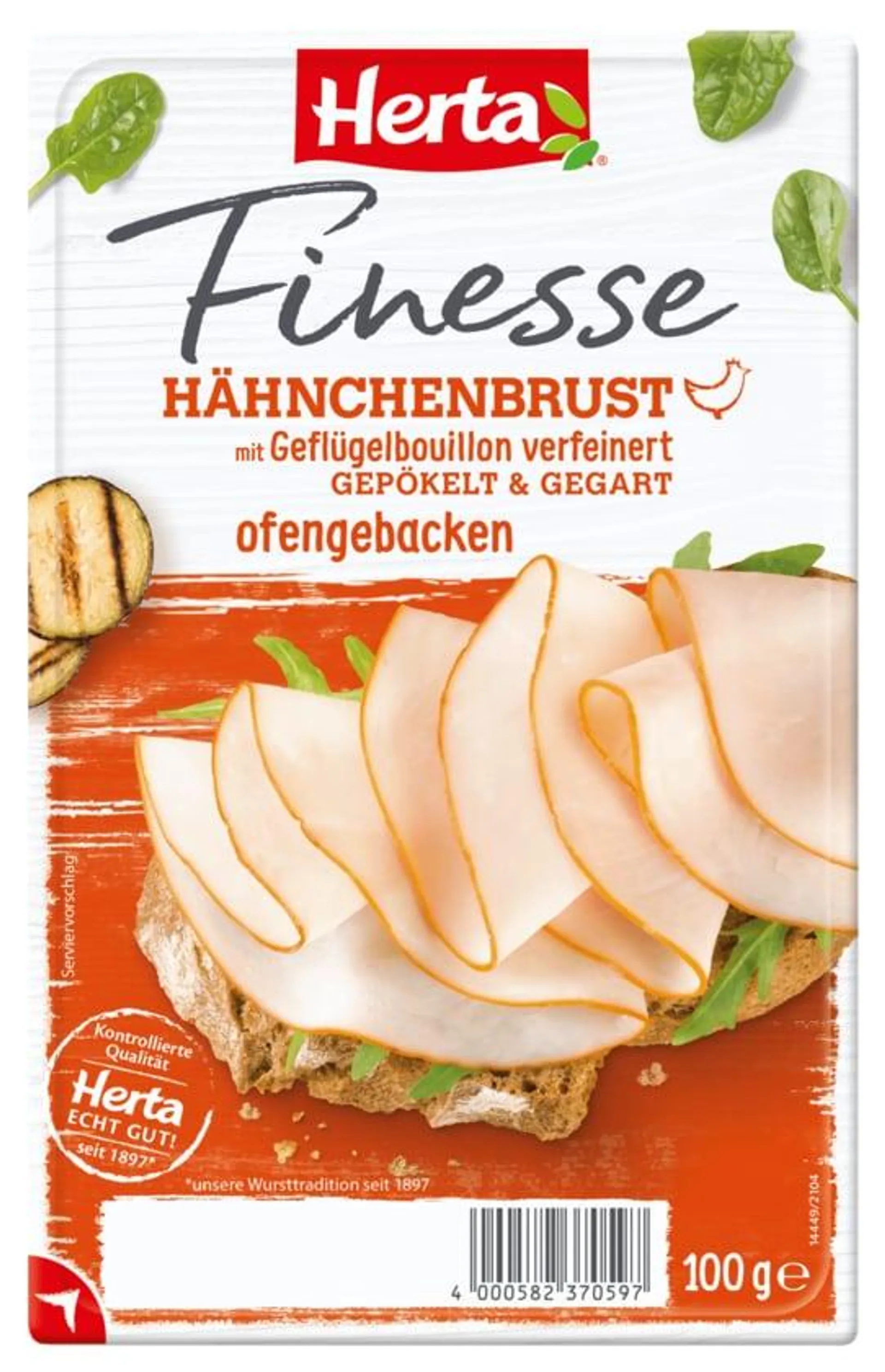 Herta Finesse Hähnchenbrust ofengebacken 100g