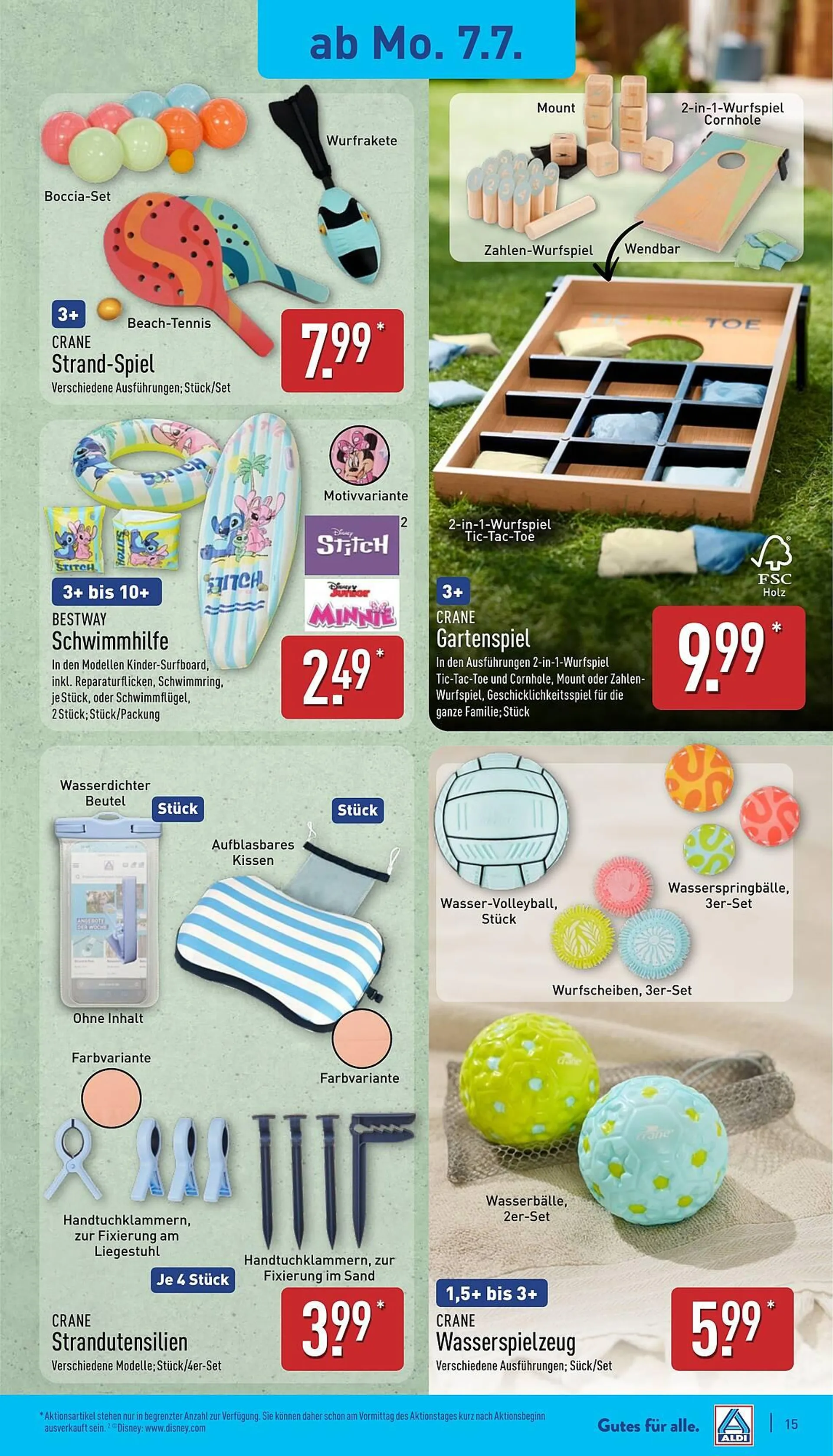 Aldi Nord Prospekt von 7. Juli bis 12. Juli 2025 - Prospekt seite 15