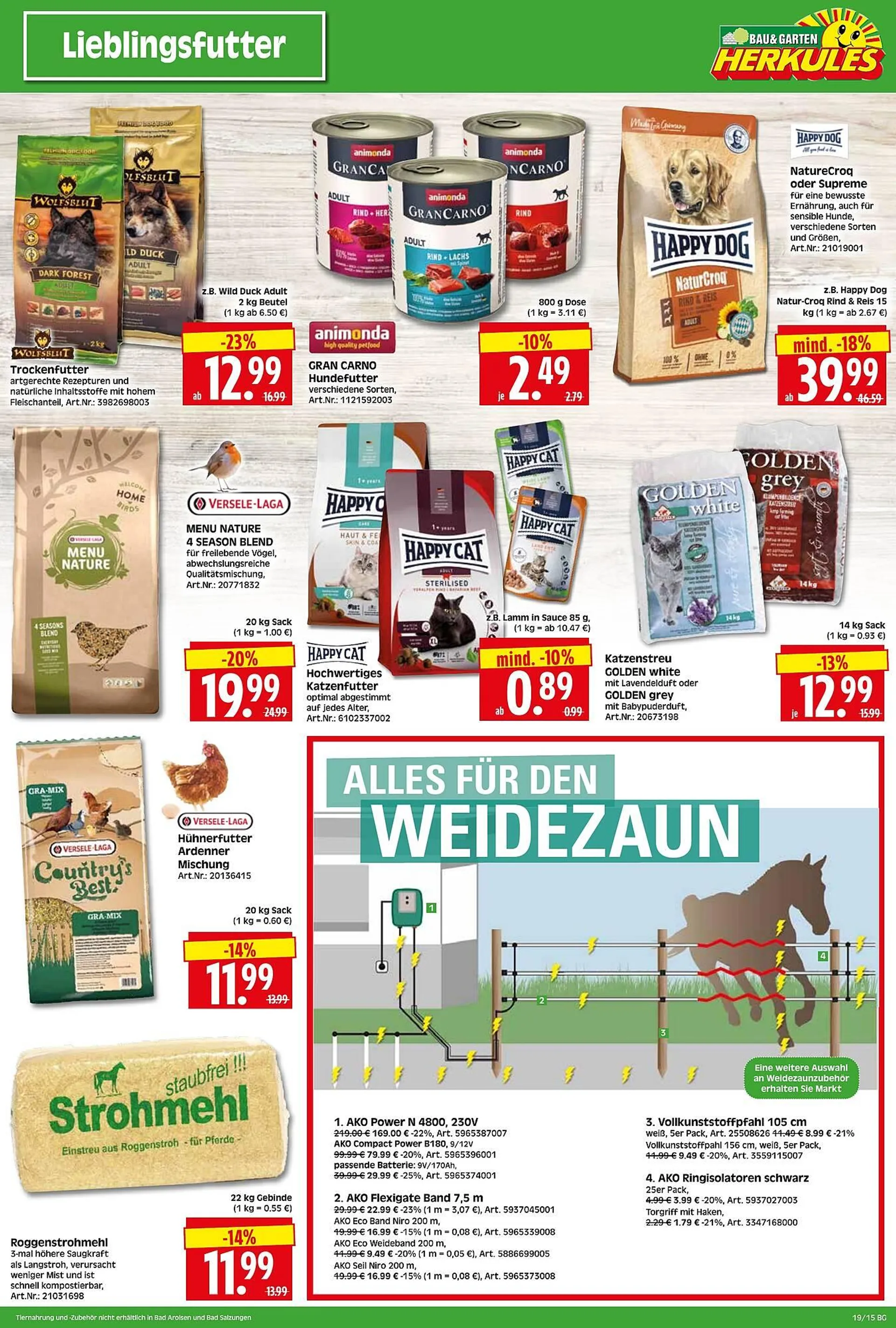 Herkules Baumarkt Prospekt von 5. Mai bis 10. Mai 2025 - Prospekt seite 15