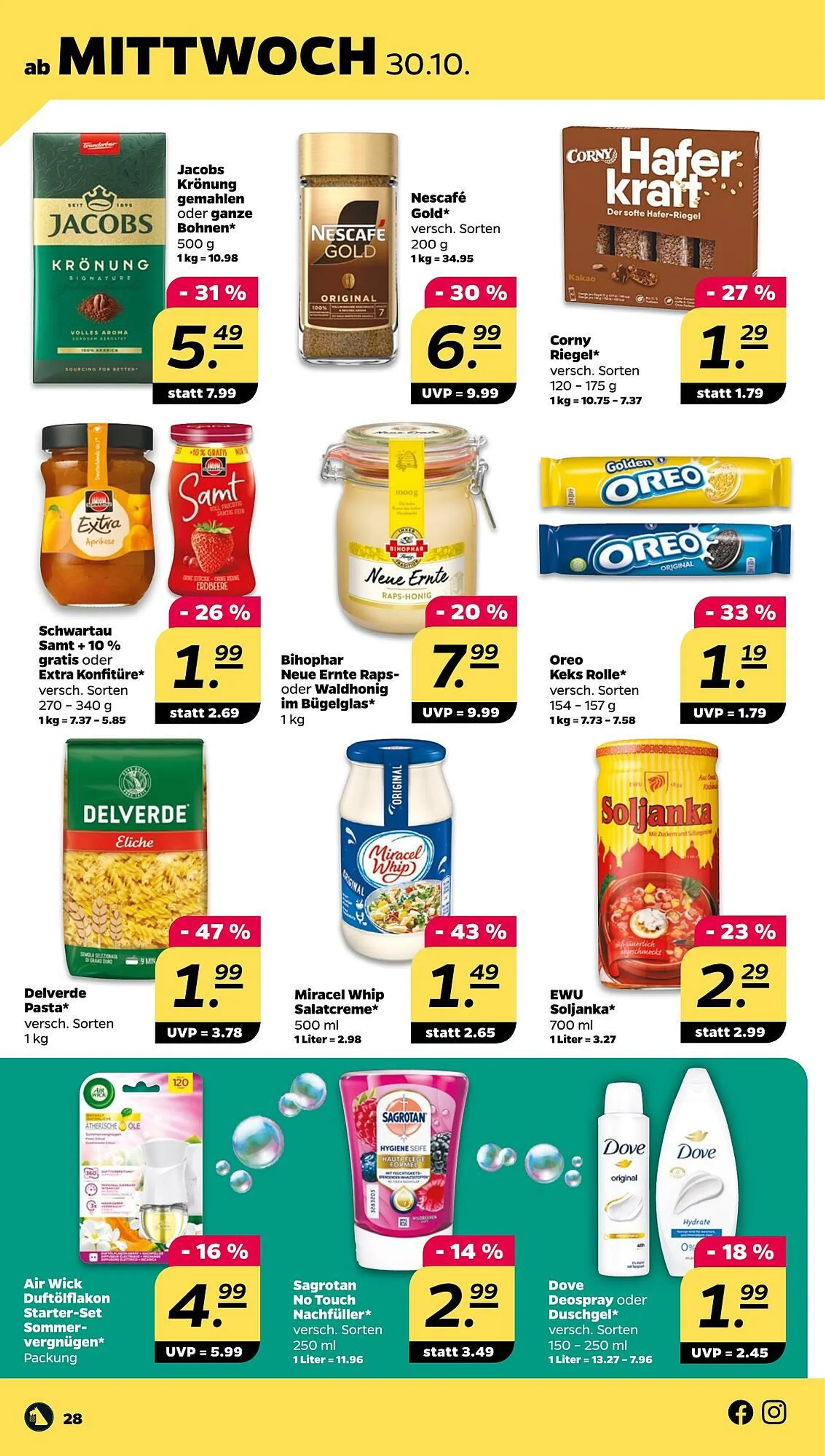 NETTO Prospekt von 28. Oktober bis 2. November 2024 - Prospekt seite 28