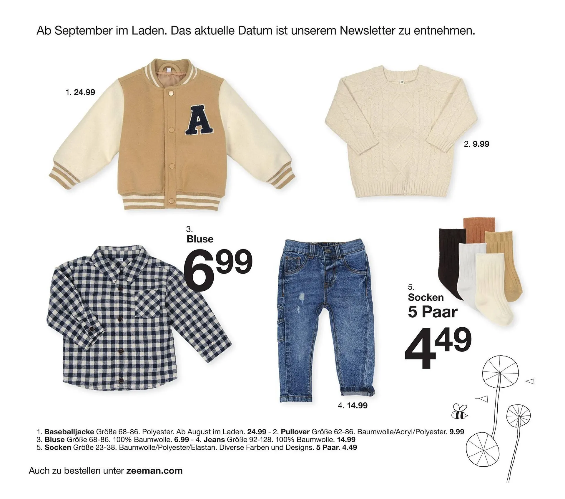 Zeeman Prospekt von 1. September bis 30. November 2024 - Prospekt seite 26