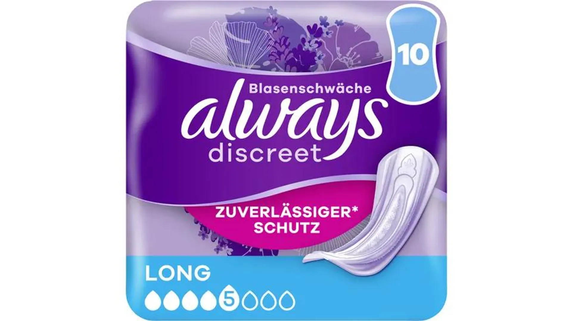 Always Discreet Inkontinenz Einlagen Long