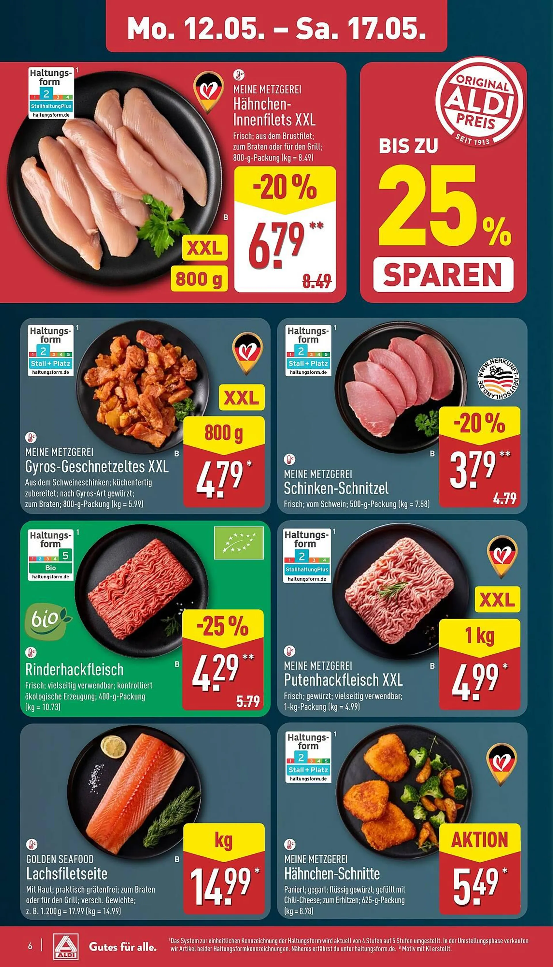 Aldi Nord Prospekt von 12. Mai bis 18. Mai 2025 - Prospekt seite 6