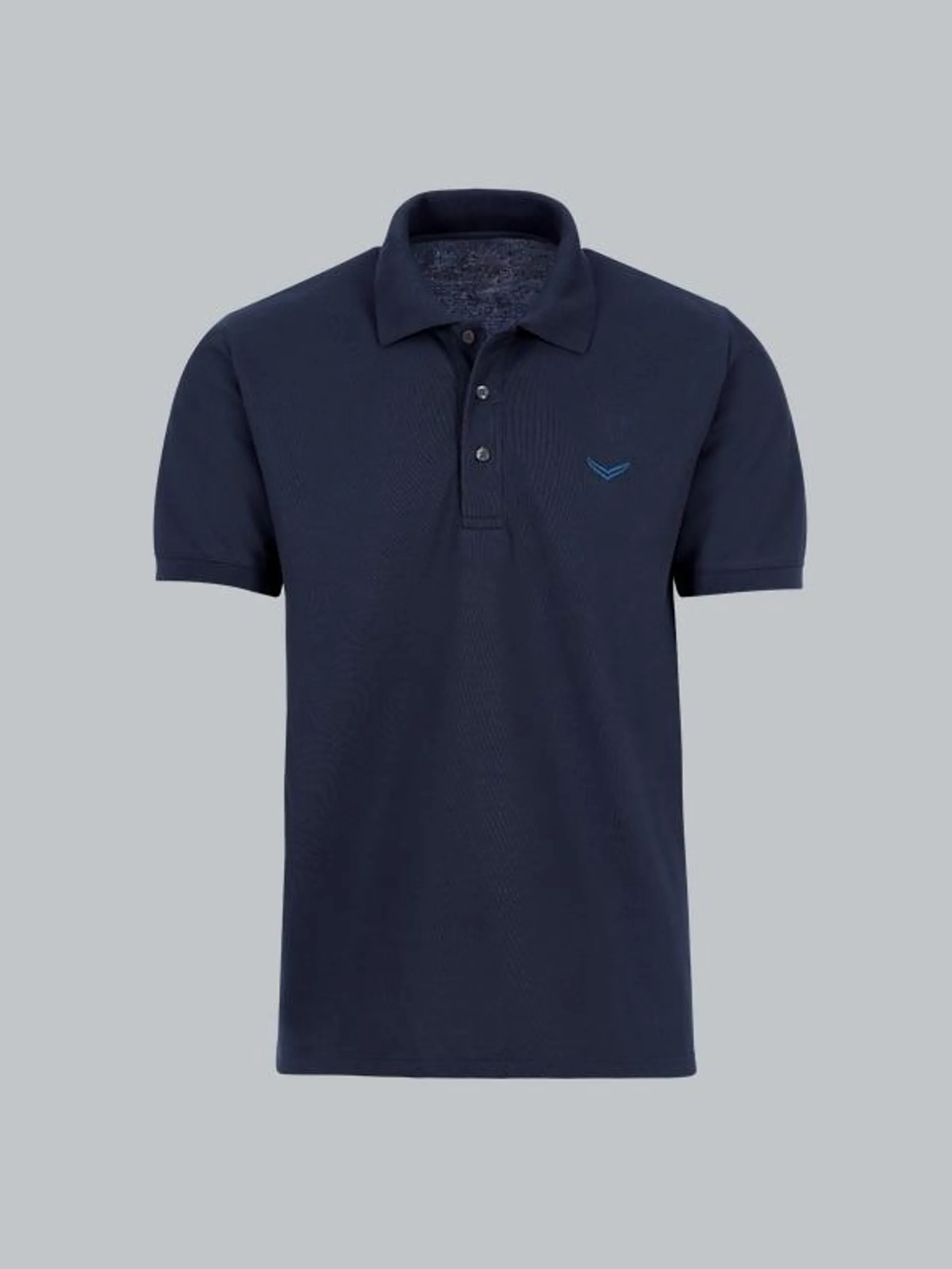 Poloshirt in Piqué-Qualität Navy