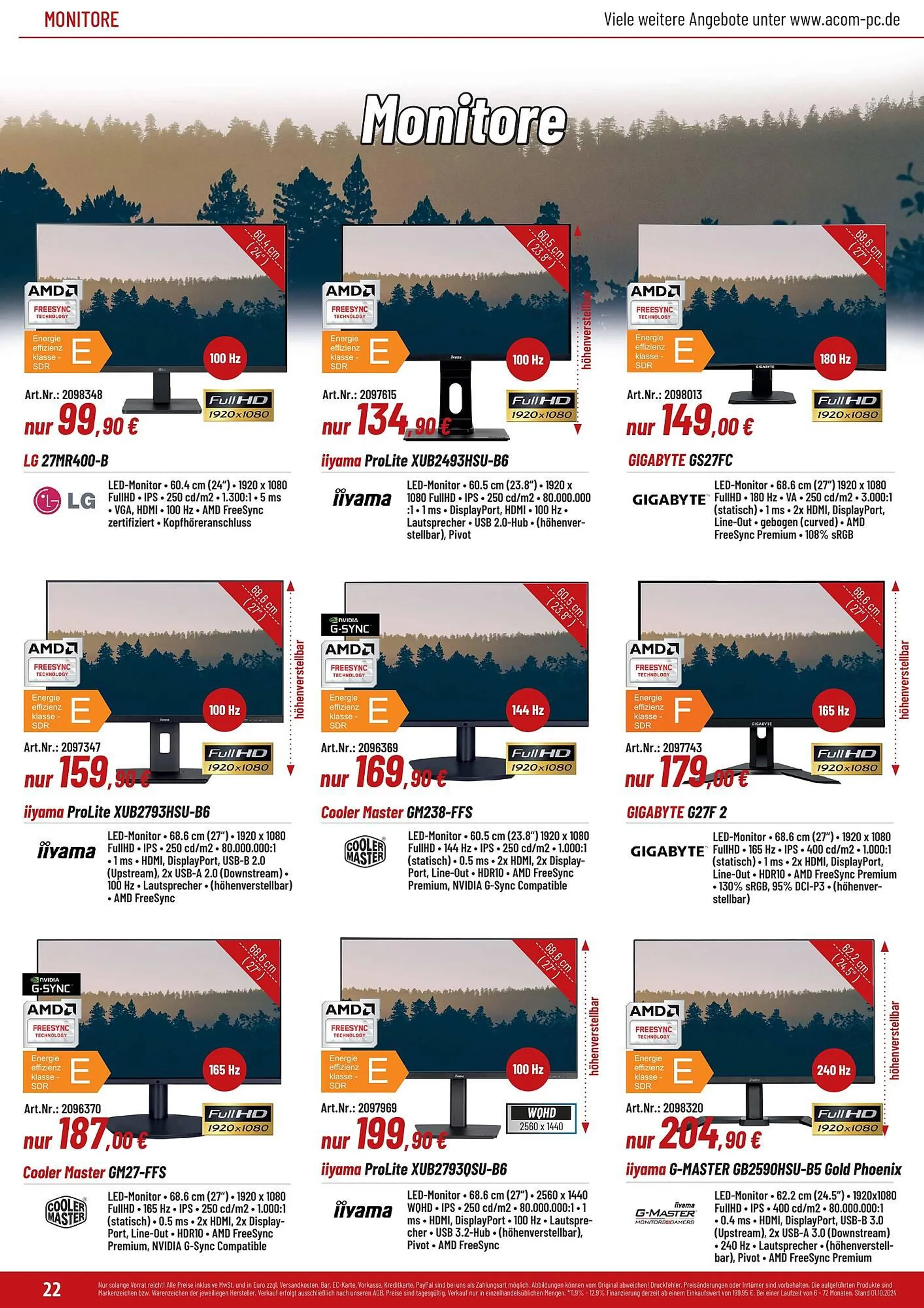 ACom PC Prospekt von 1. Oktober bis 30. November 2024 - Prospekt seite 22