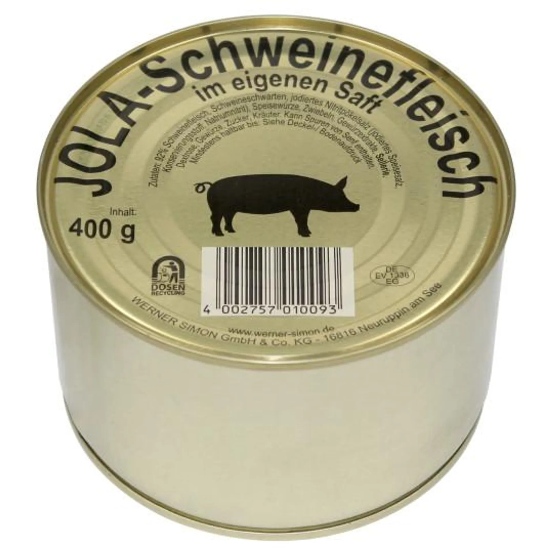 Simon Jola-Schweinefleisch im eigenen Saft 400G