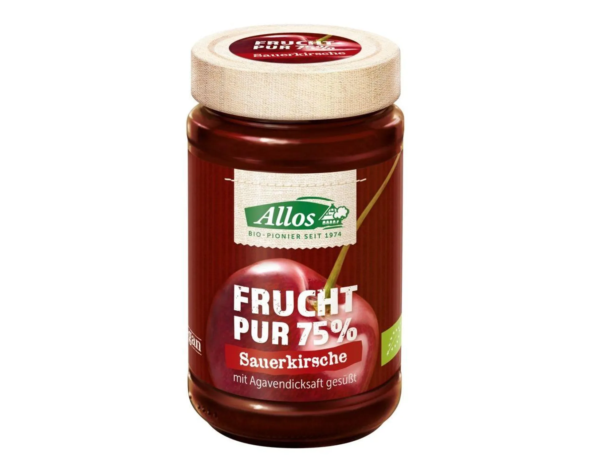 Allos Frucht Pur 75% Sauerkirsche 250 g