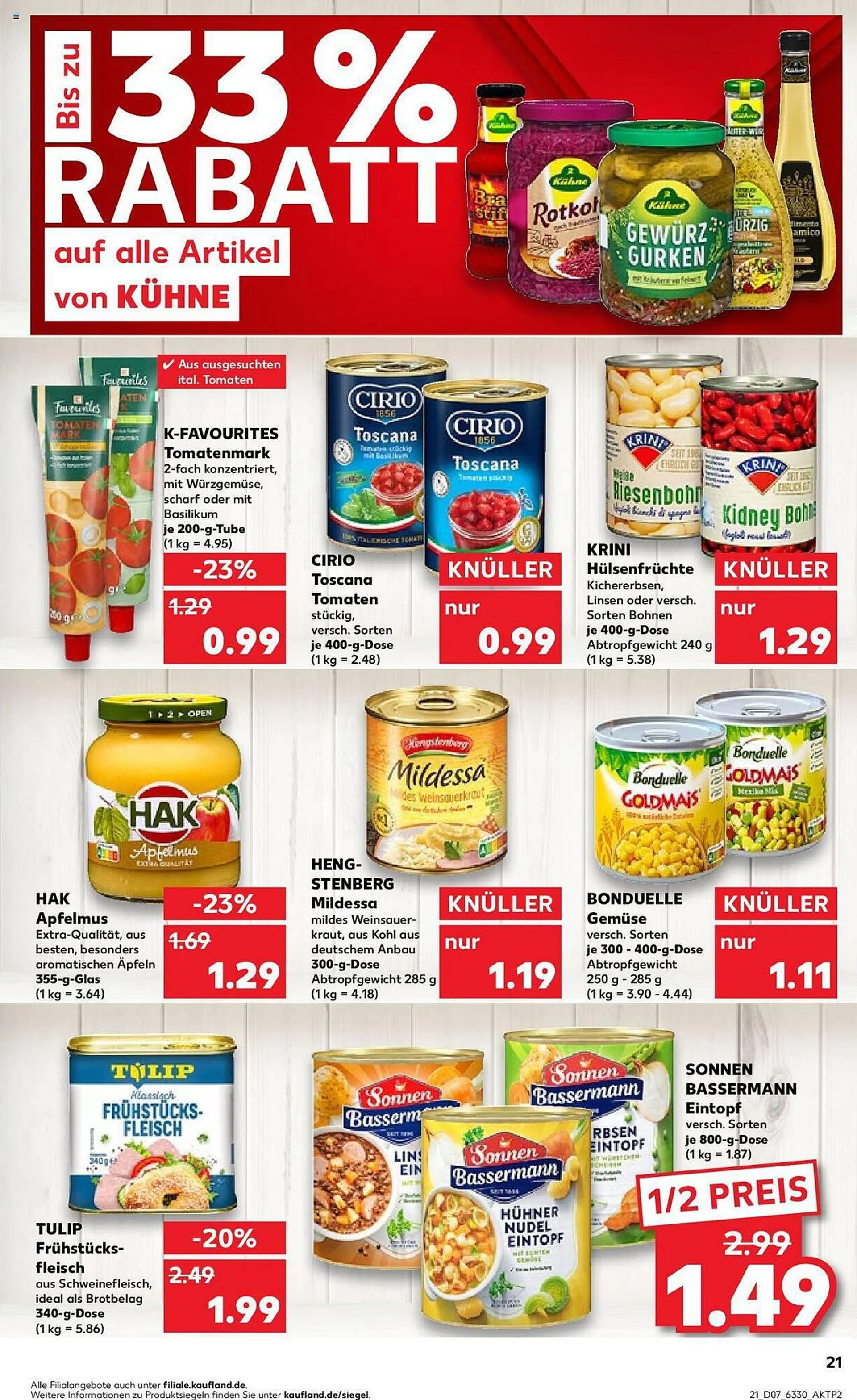 Kaufland Prospekt von 15. Februar bis 21. Februar 2024 - Prospekt seite 21