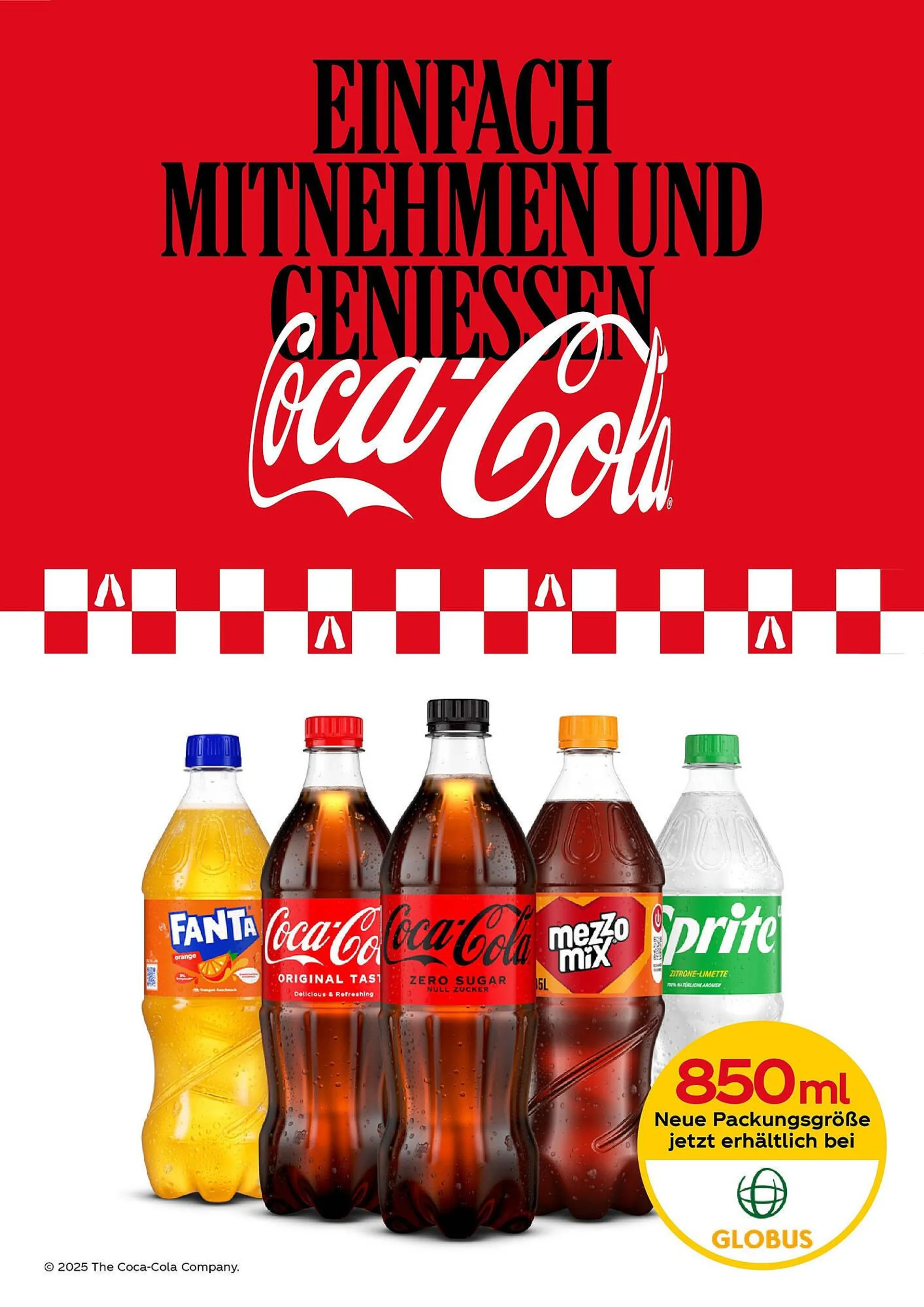 Coca Cola: Einfach mitnehmen und genießen von 17. August bis 24. August 2025 - Prospekt seite 1