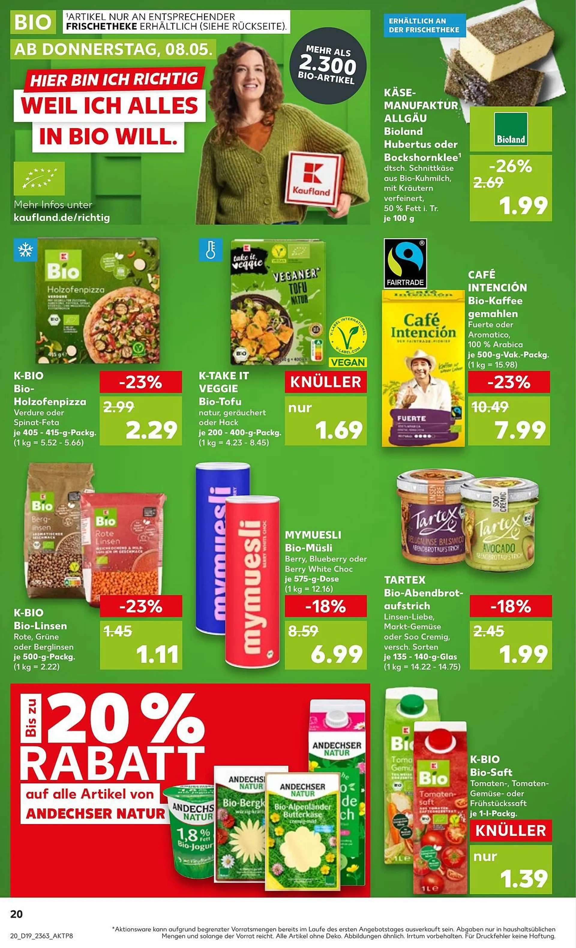 Kaufland Prospekt von 8. Mai bis 14. Mai 2025 - Prospekt seite 20