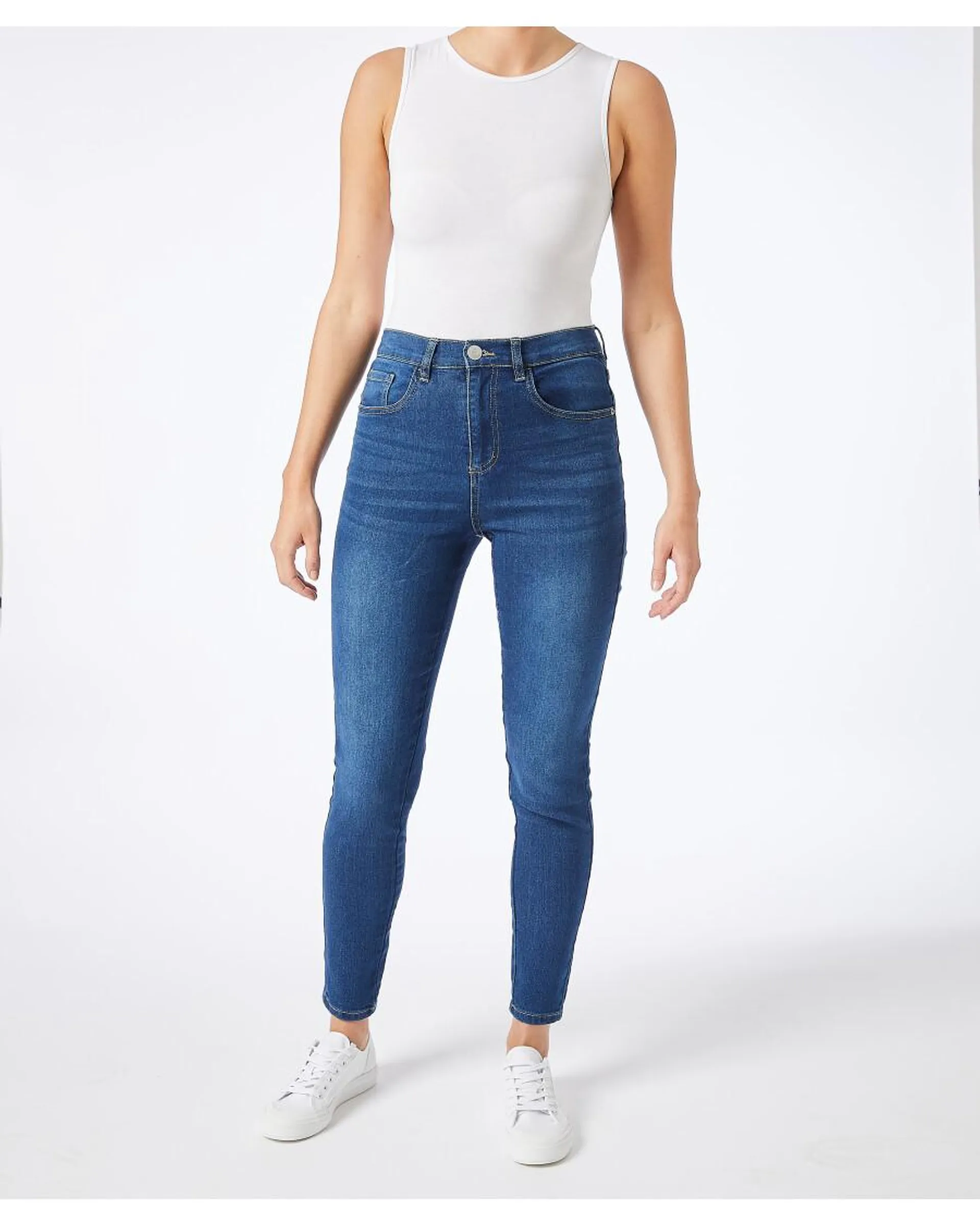 Janina, Slim-fit, High-waist