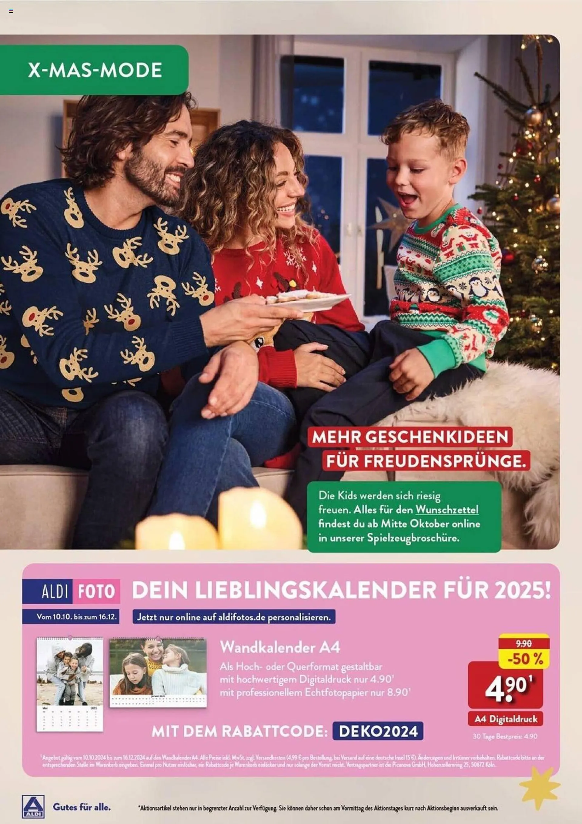 Aldi Nord Prospekt von 17. Oktober bis 16. Dezember 2024 - Prospekt seite 36