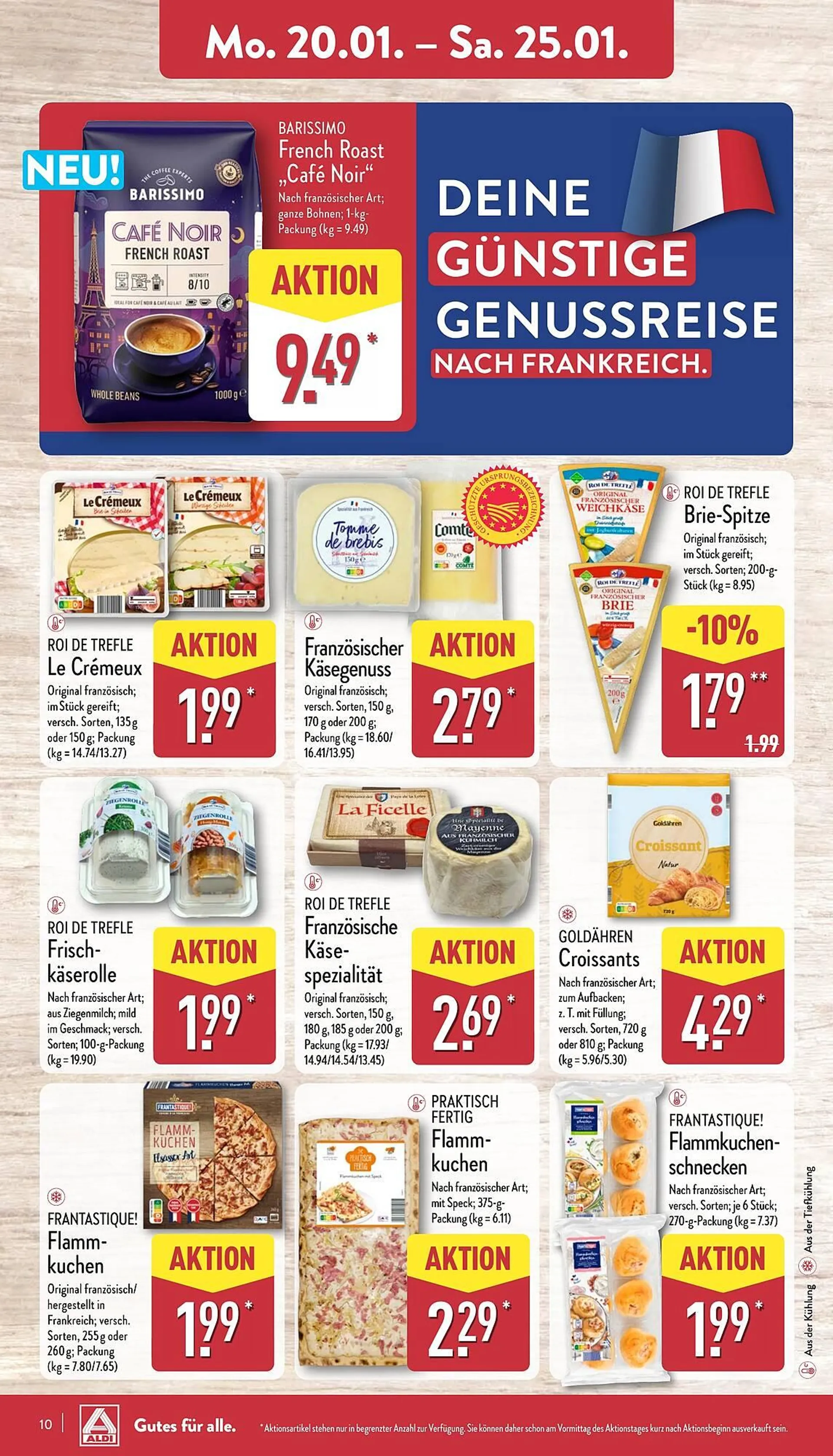 Aldi Nord Prospekt von 20. Januar bis 26. Januar 2025 - Prospekt seite 10