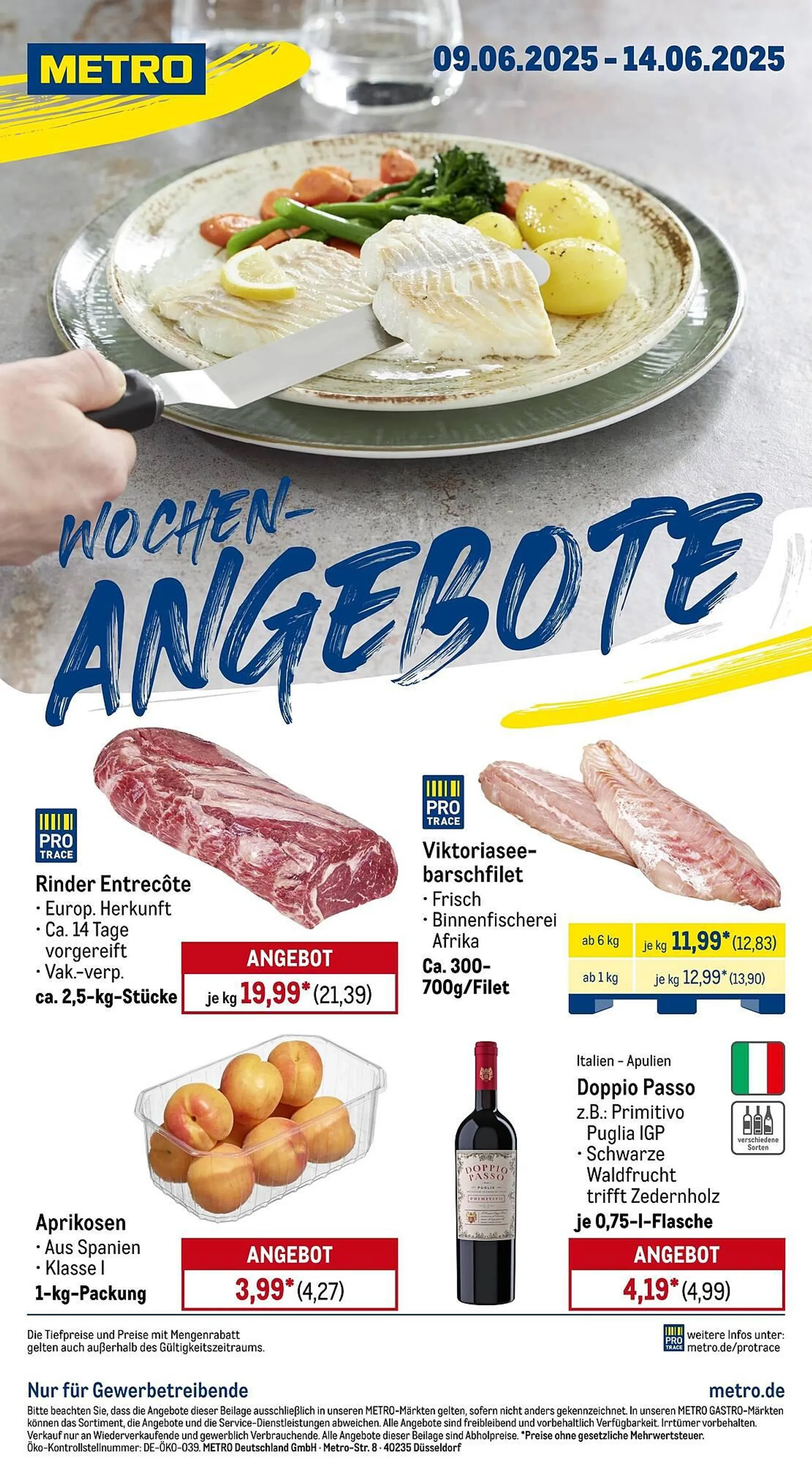 METRO Prospekt von 9. Juni bis 15. Juni 2025 - Prospekt seite 1