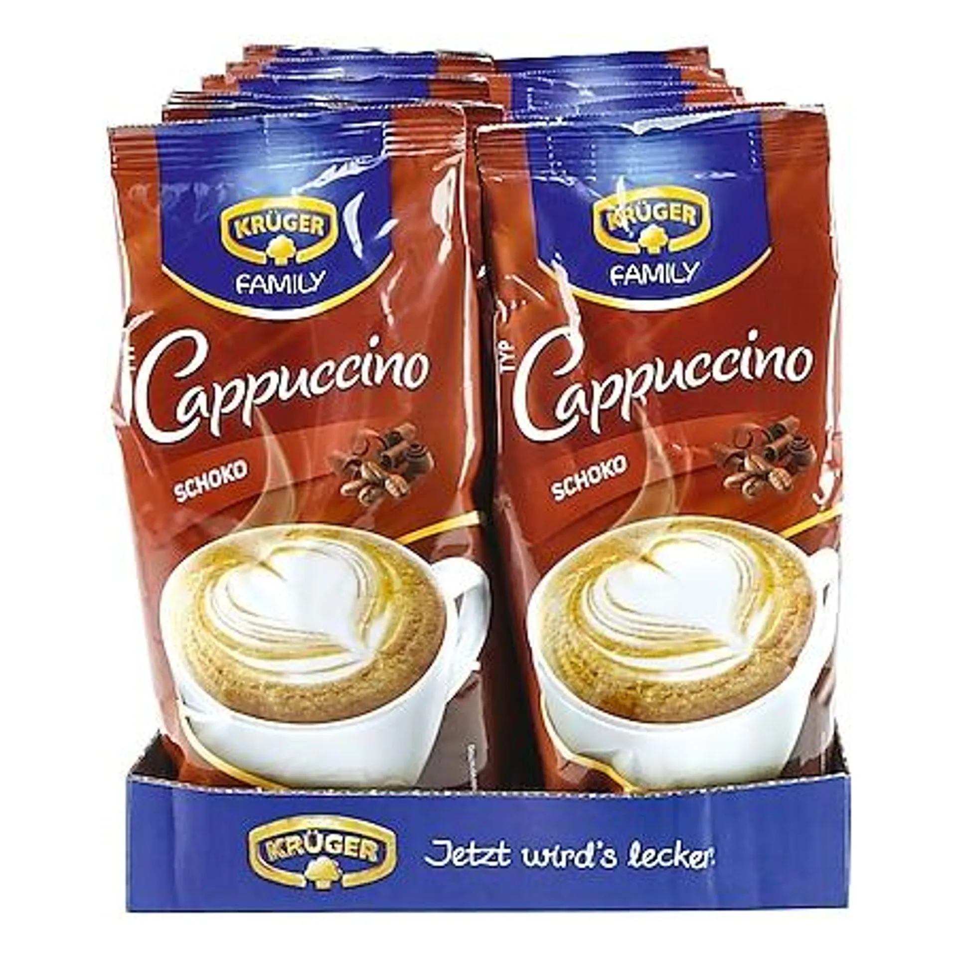 Krüger Family Cappuccino Schoko 500 g, 12er Pack