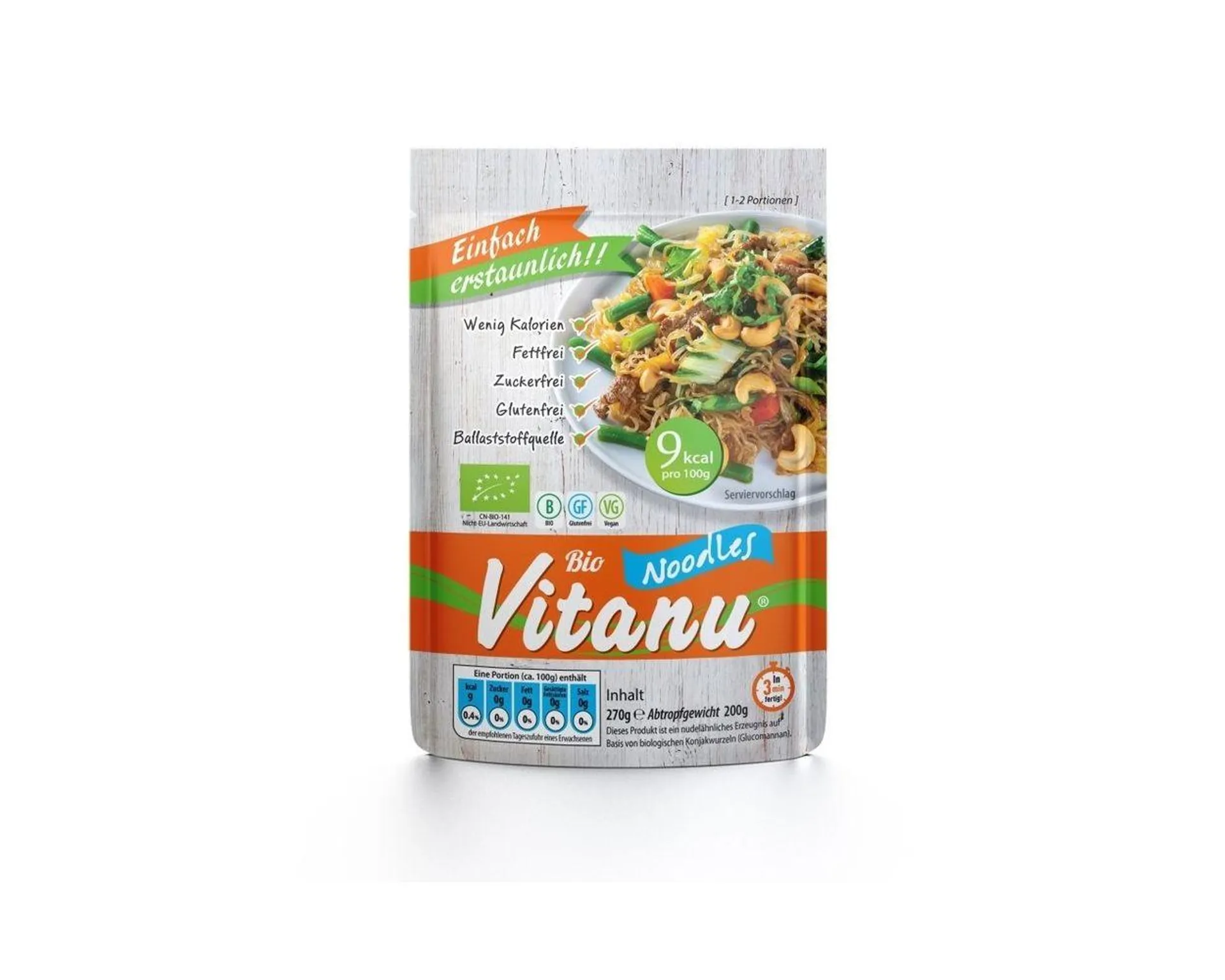 Vitanu Konjak-Noodles 270 g