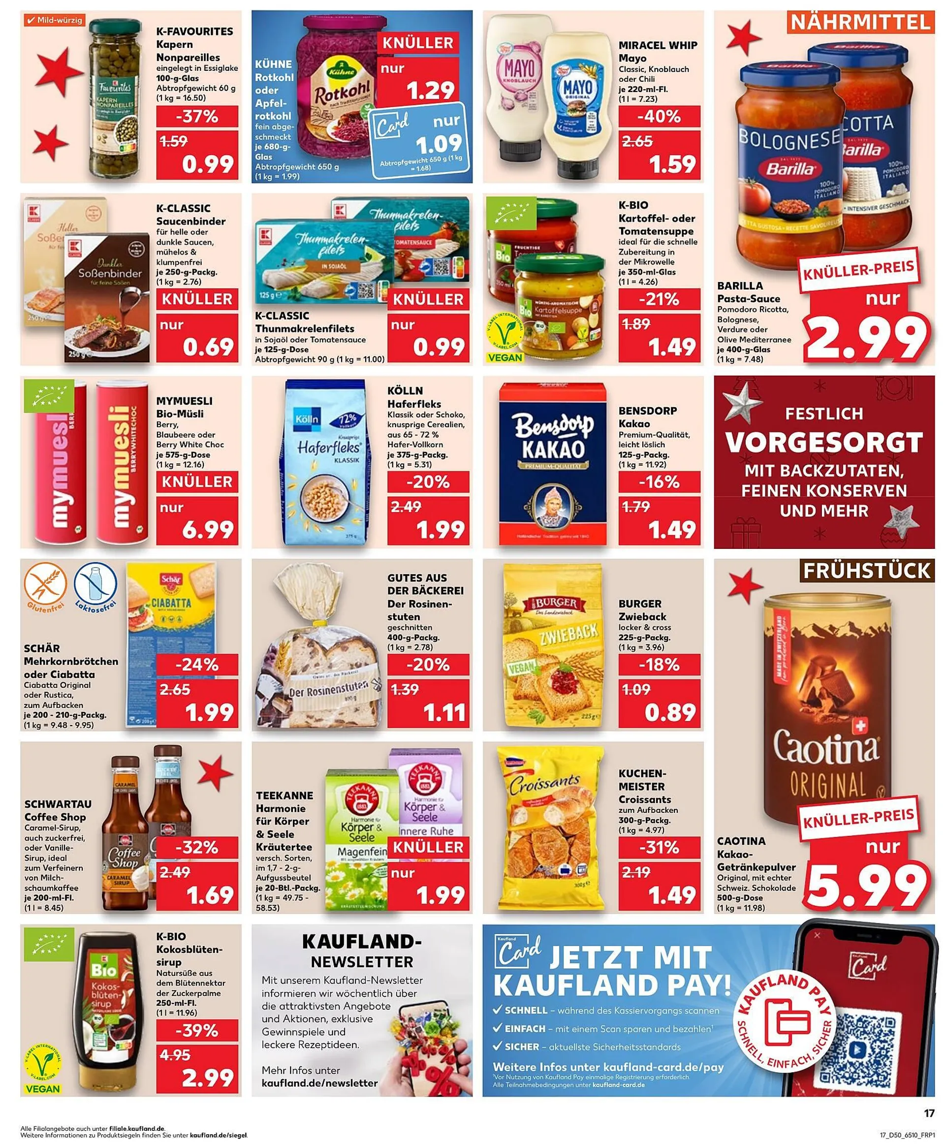 Kaufland Prospekt von 14. Dezember bis 20. Dezember 2023 - Prospekt seite 17