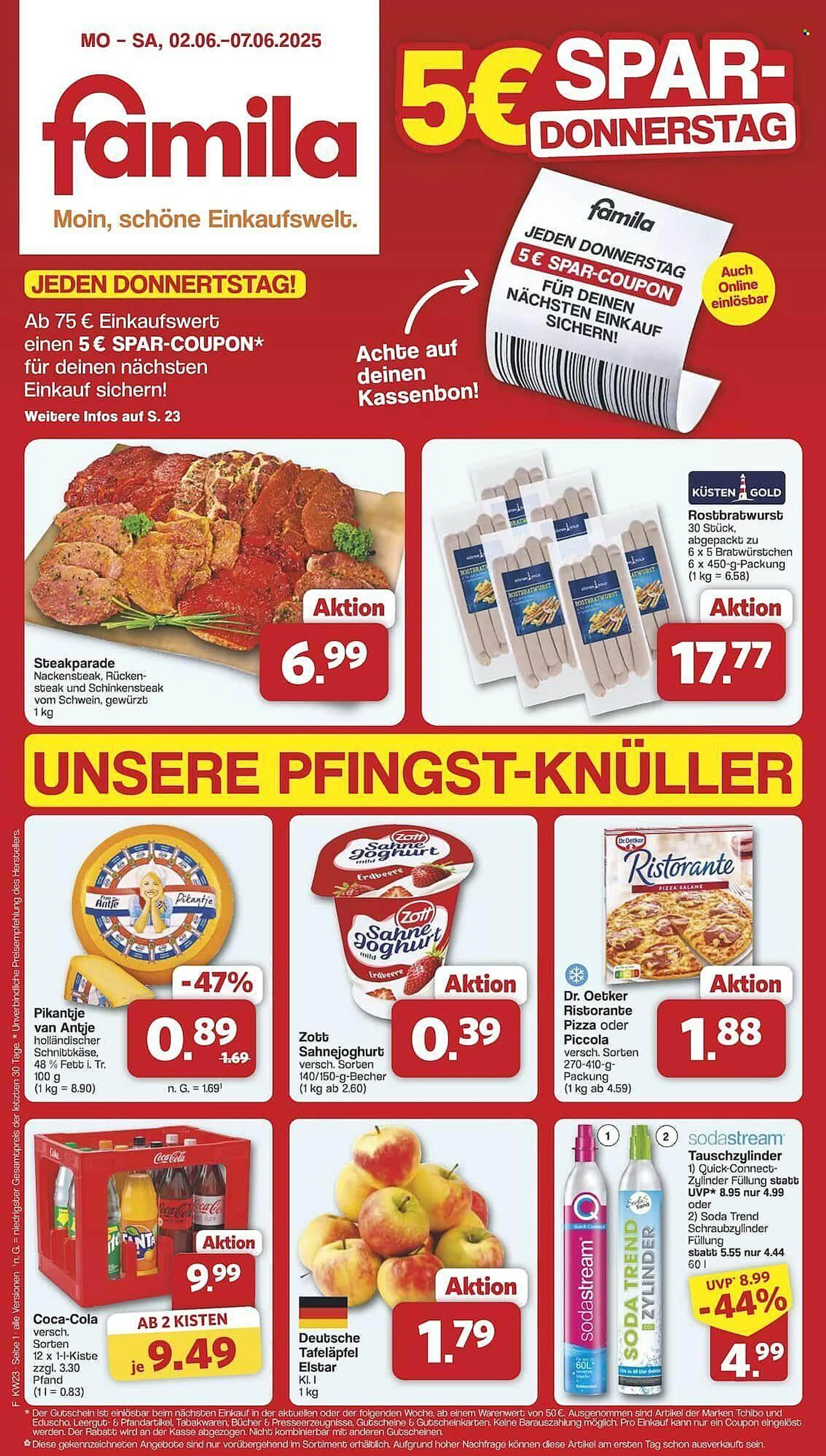 Famila Nord Ost Prospekt von 2. Juni bis 7. Juni 2025 - Prospekt seite 1