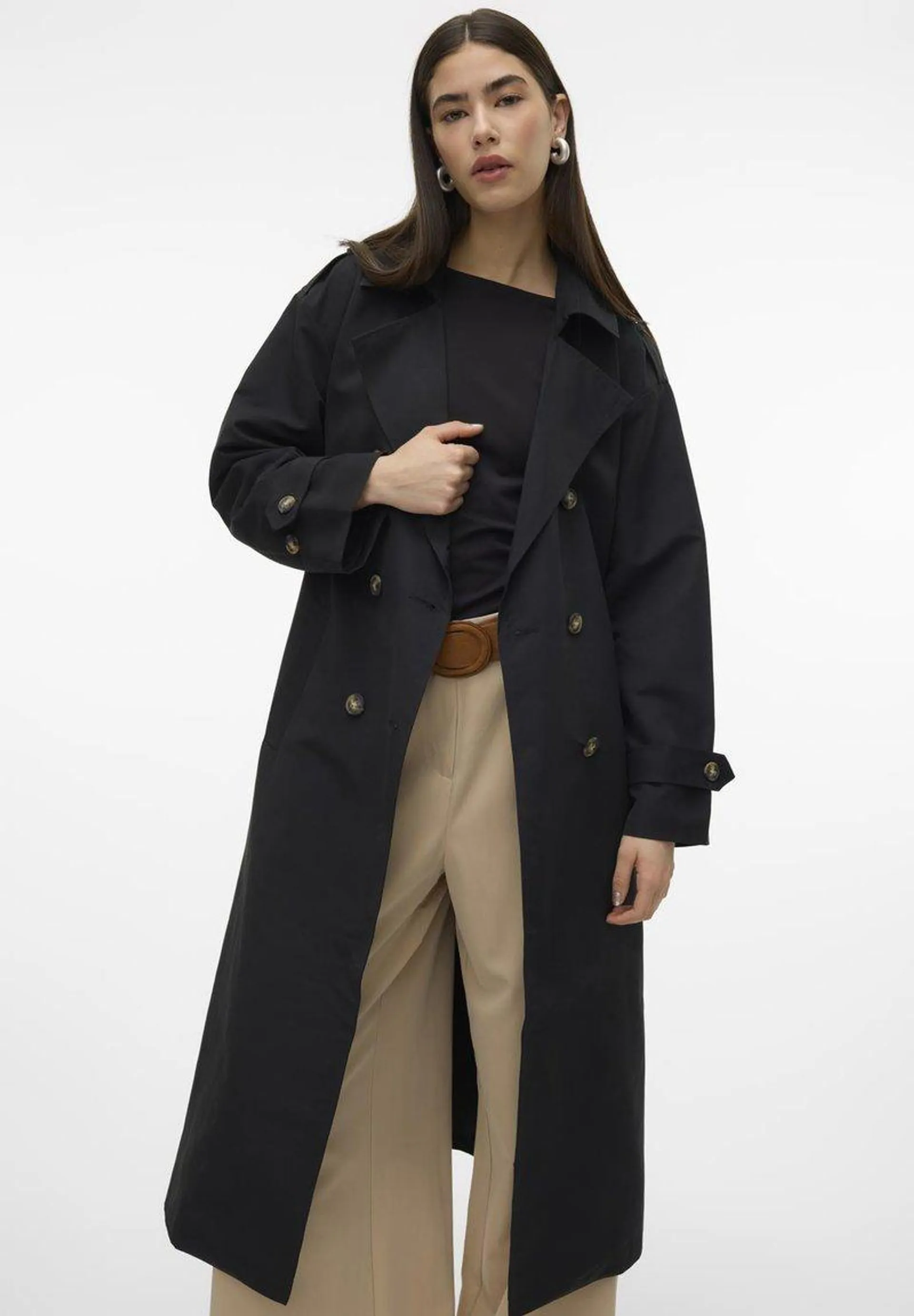 VMCHLOE BOOS - Trenchcoat - black