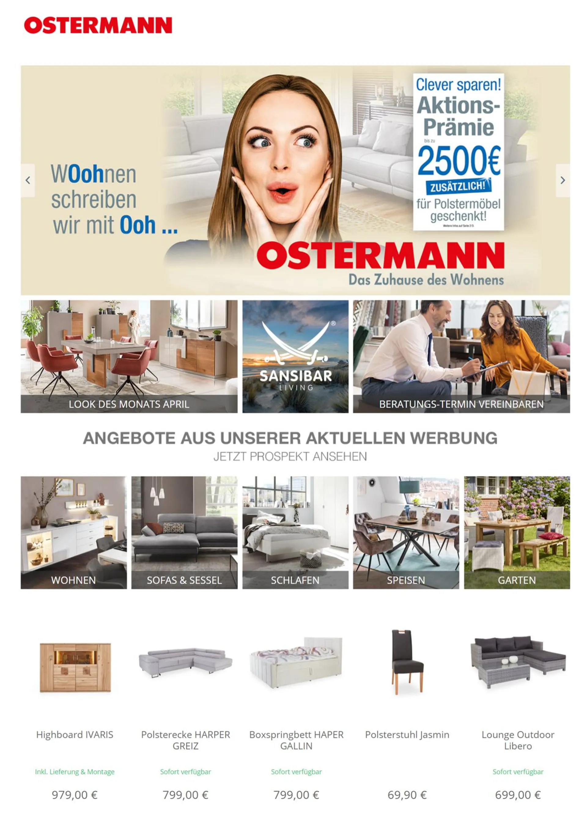 Ostermann von 28. Juli bis 10. August 2025 - Prospekt seite 1