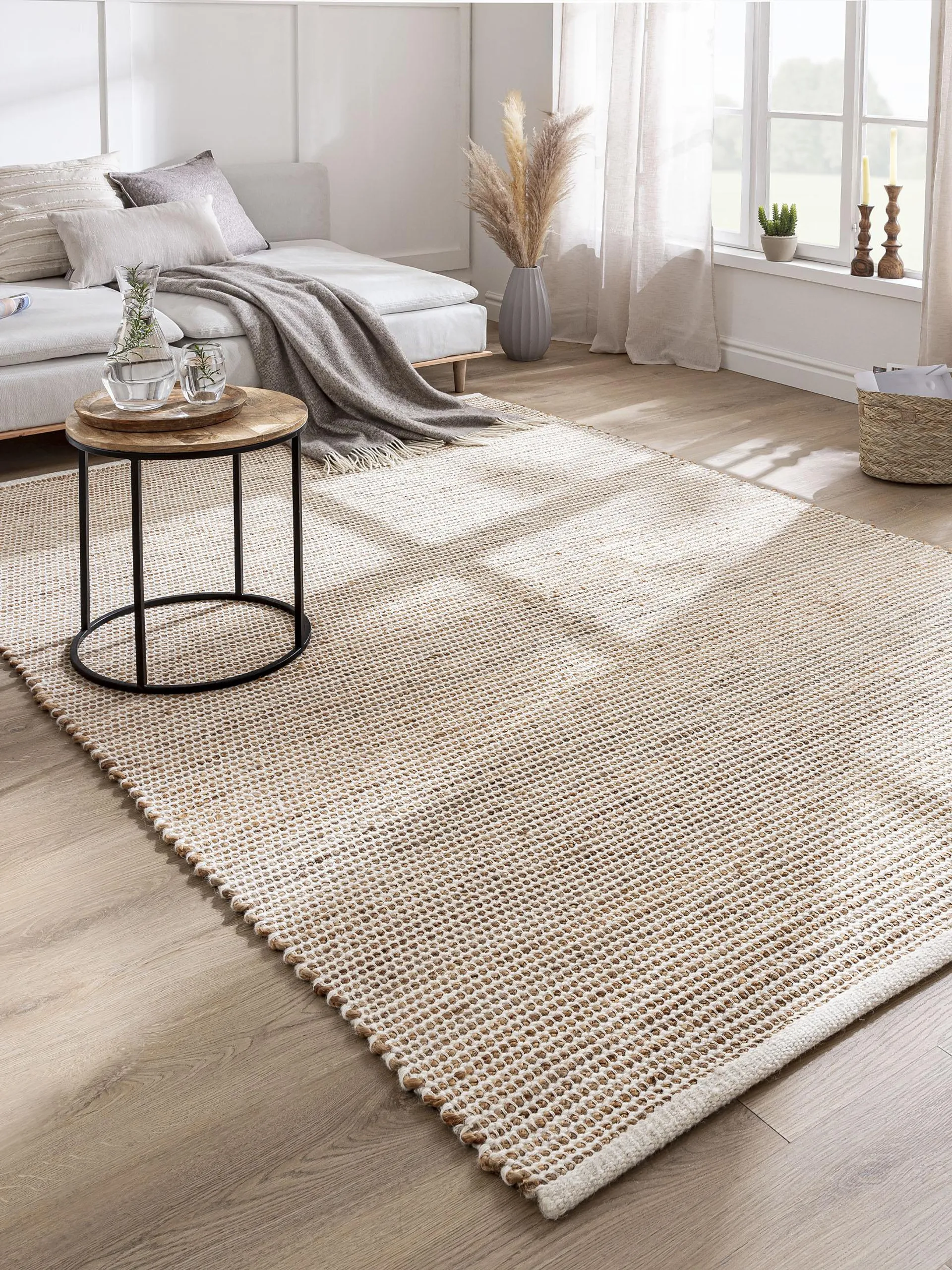 Holbaek Jute-Teppich, Sand White