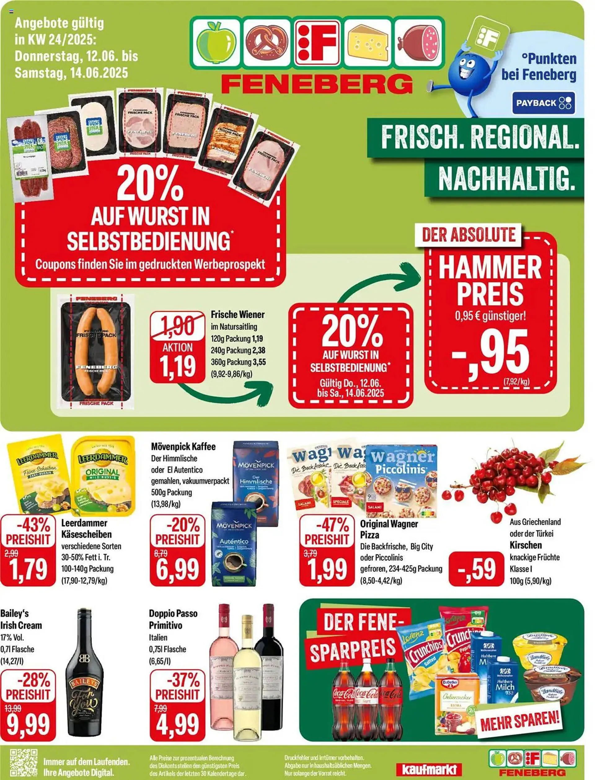 Feneberg Prospekt von 12. Juni bis 14. Juni 2025 - Prospekt seite 1