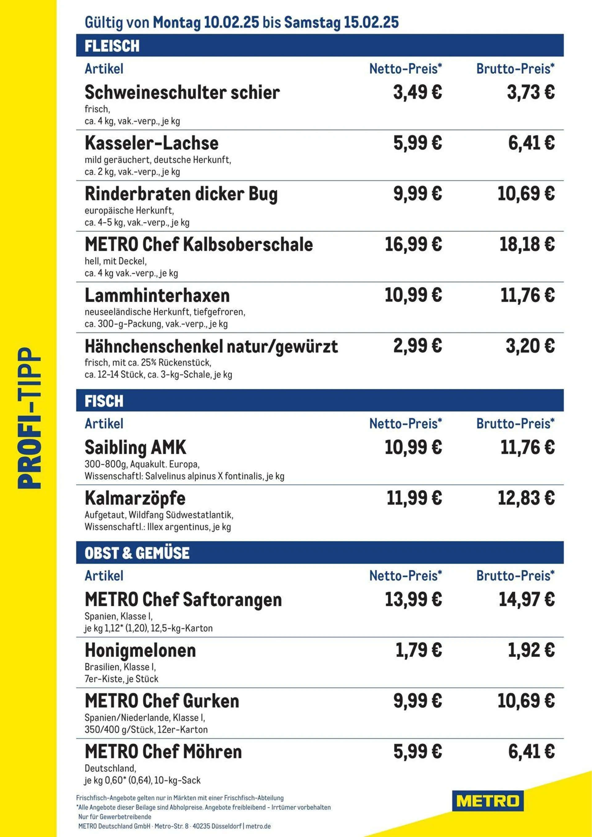 Metro Aktueller Prospekt von 24. September bis 8. Oktober 2025 - Prospekt seite 1