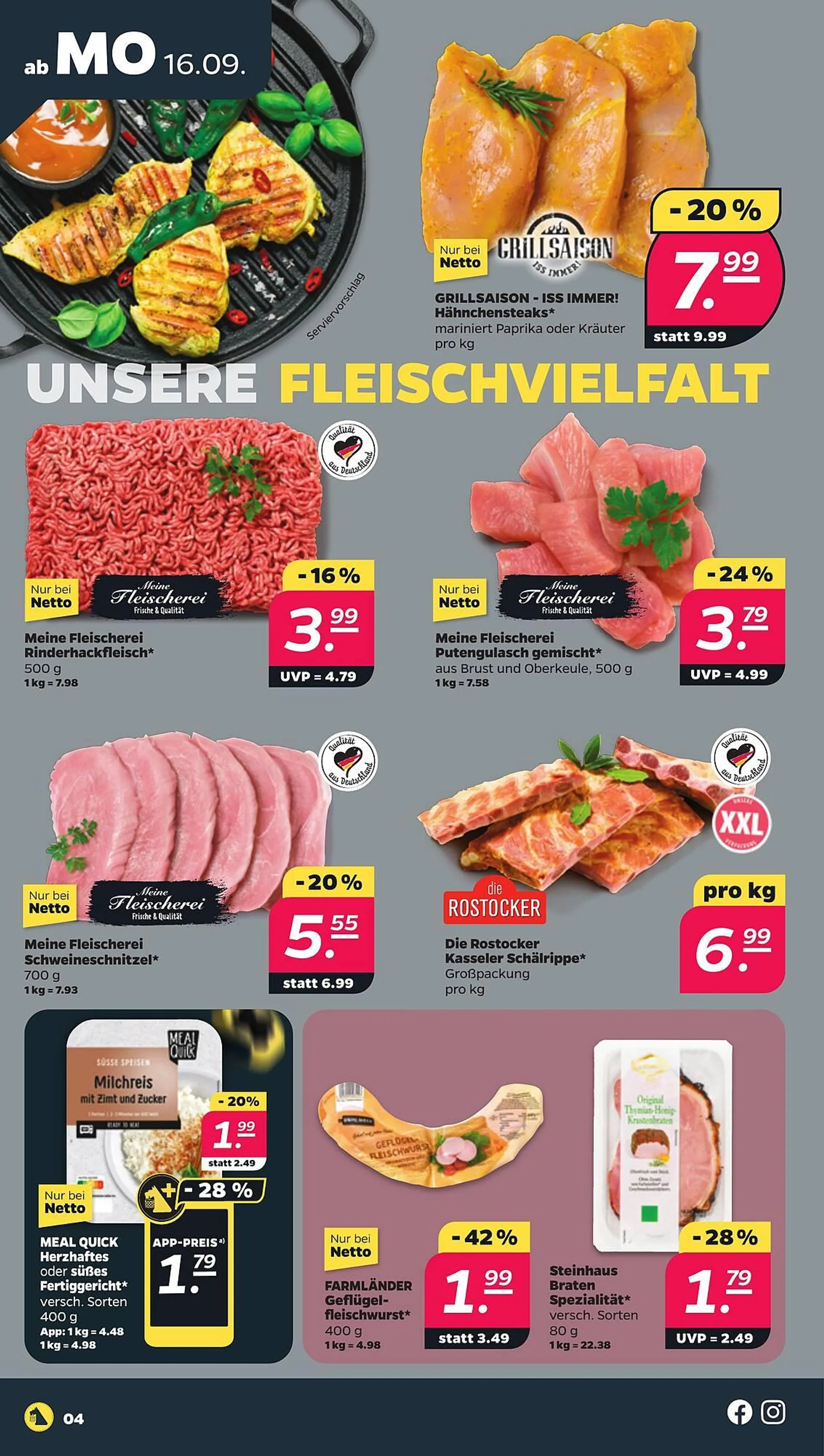 NETTO Prospekt von 16. September bis 21. September 2024 - Prospekt seite 4