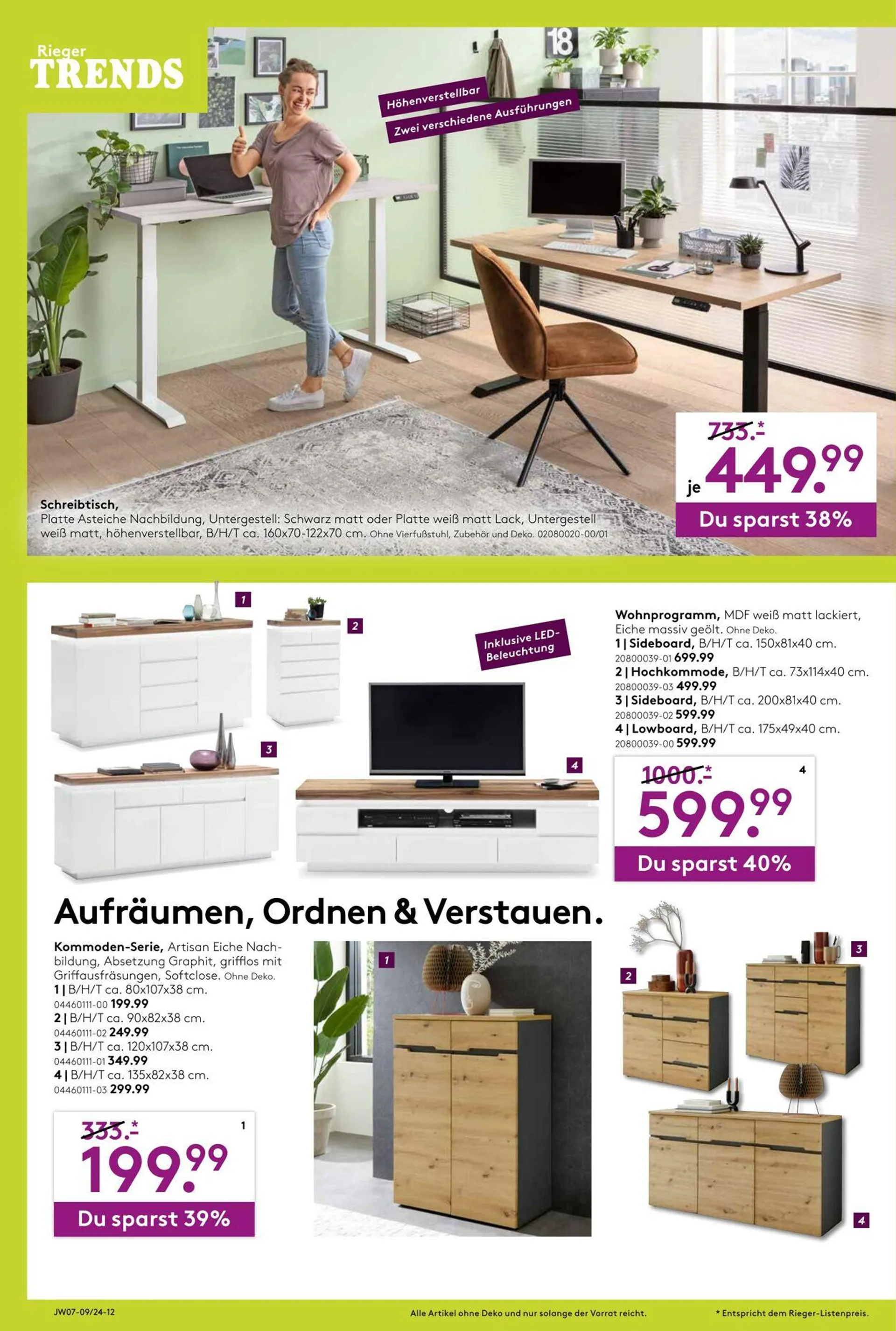 Möbel Rieger Aktueller Prospekt von 21. Mai bis 4. Juni 2025 - Prospekt seite 12