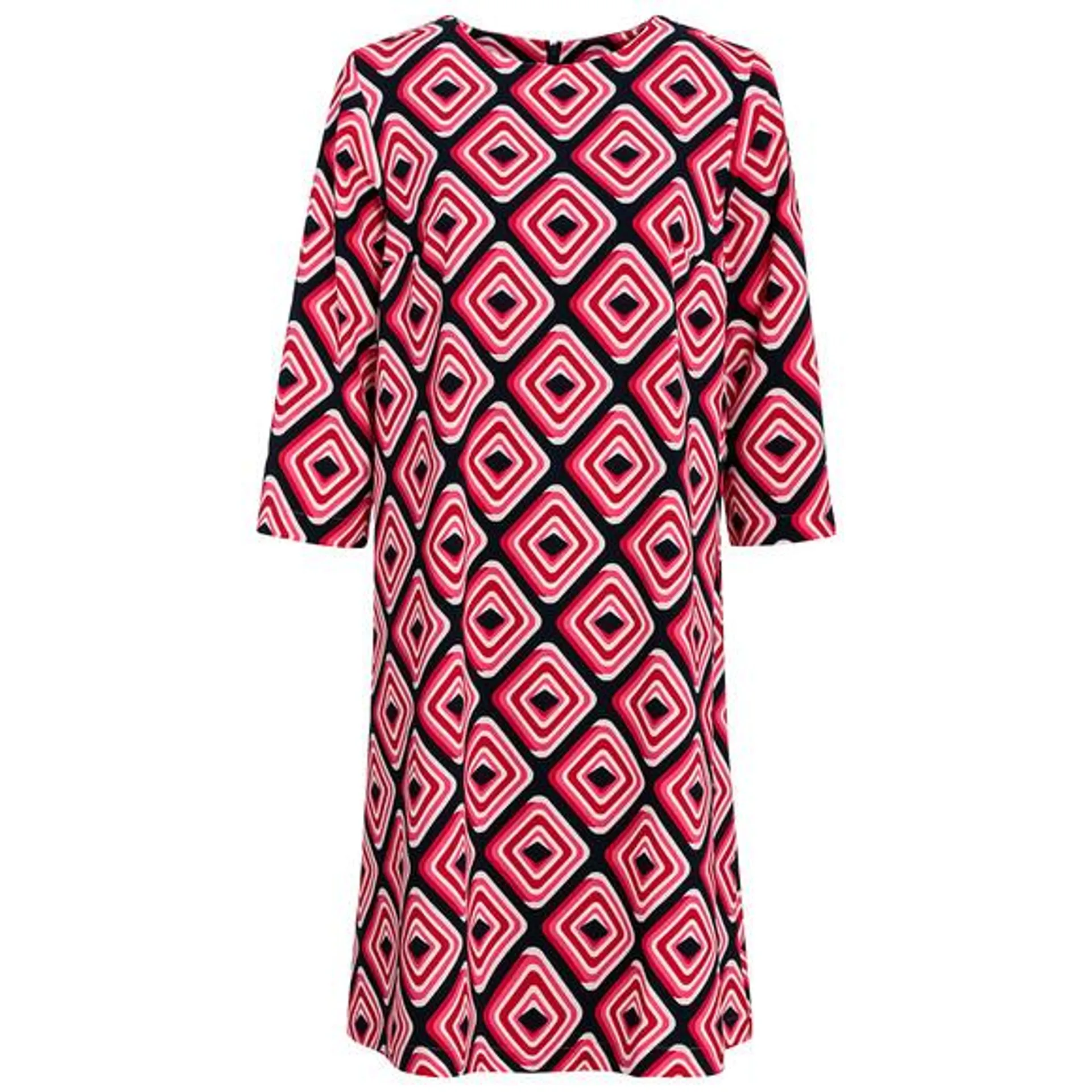 Damen Kleid mit Retro-Print