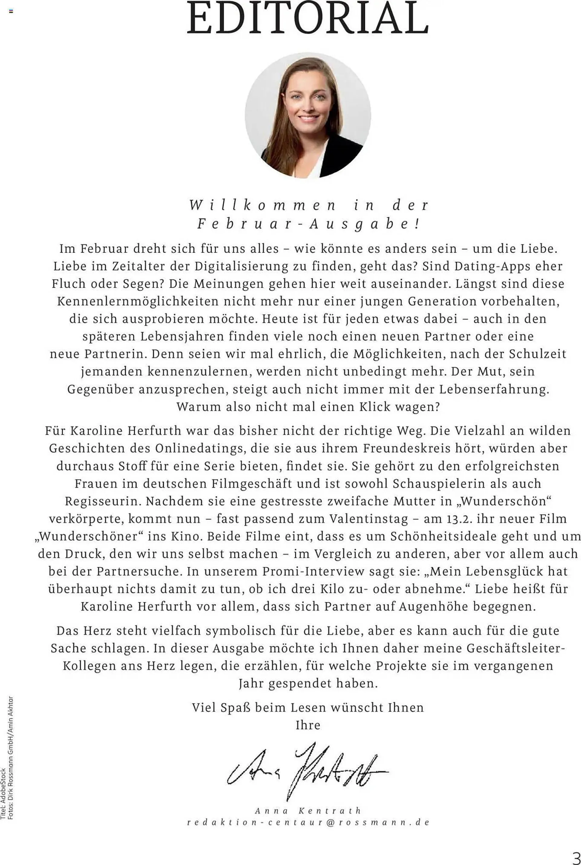 Rossmann Magazine von 1. Februar bis 28. Februar 2025 - Prospekt seite 3