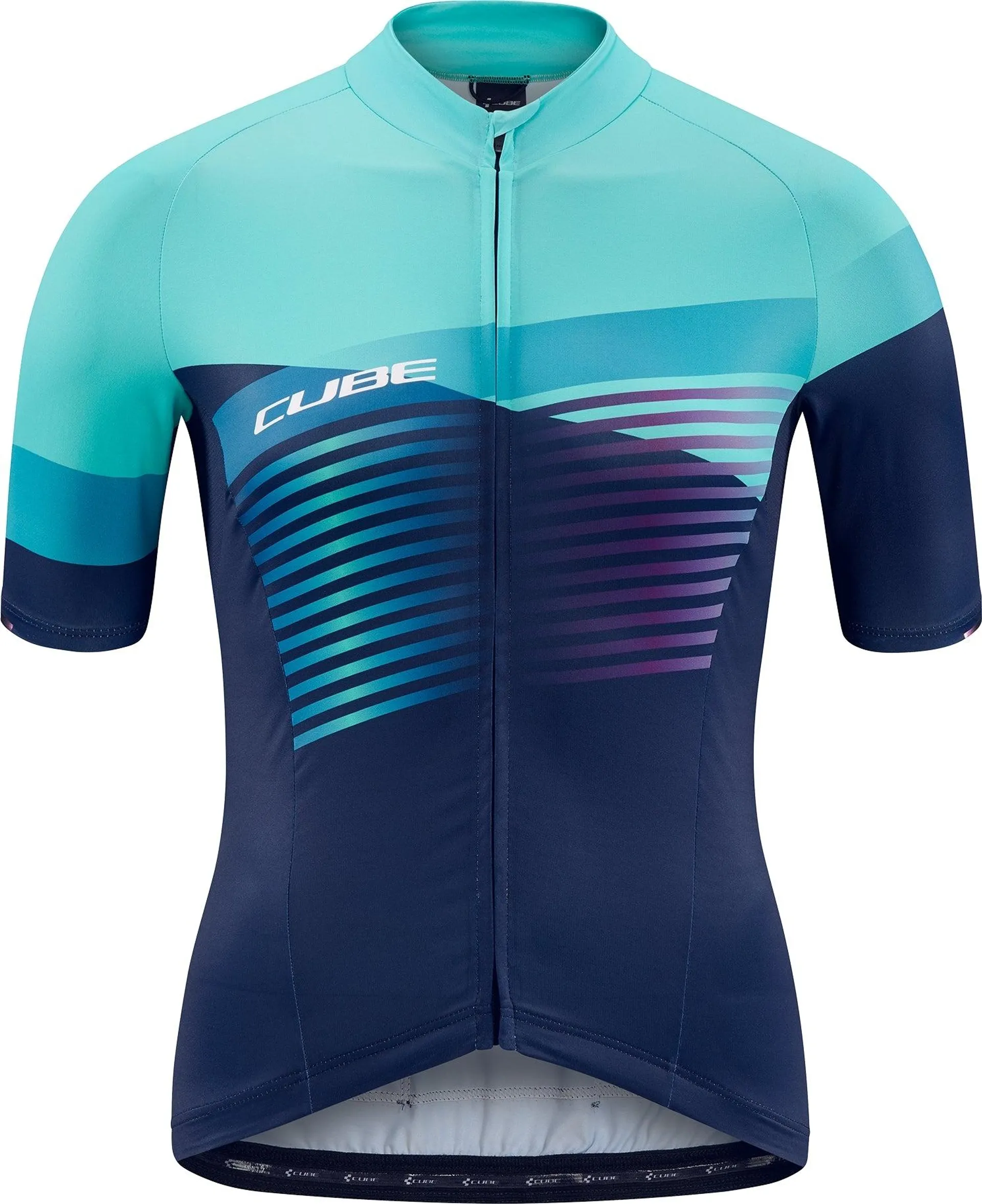 CUBE TEAMLINE WS Trikot kurzarm blue´n´mint