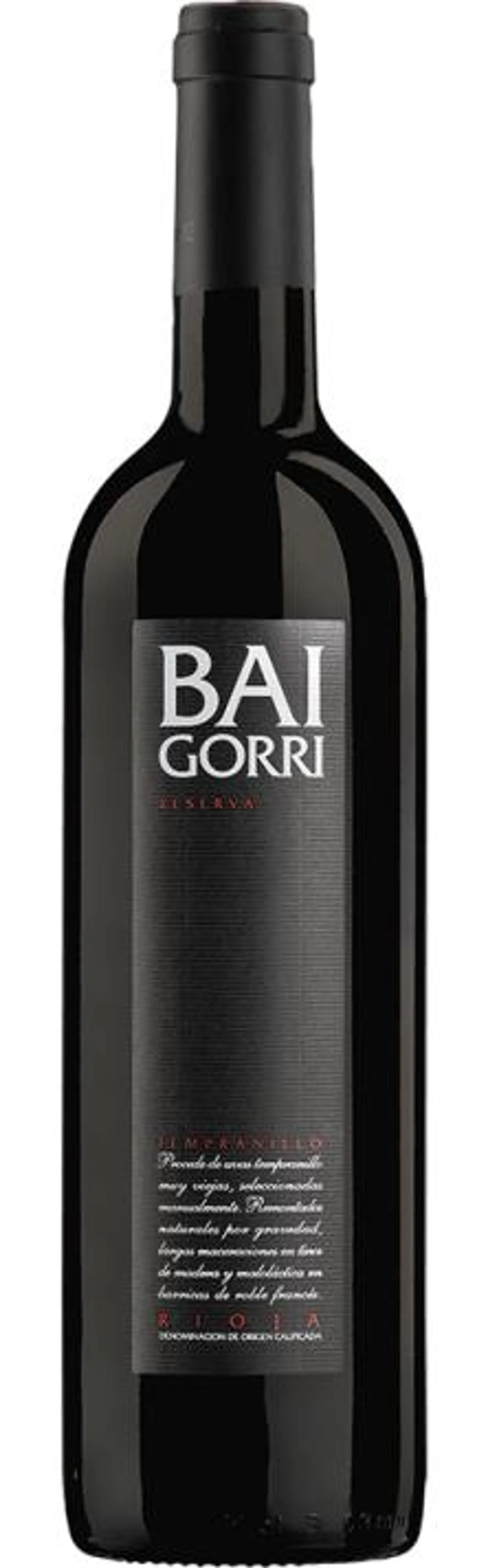 2018 Baigorri Reserva